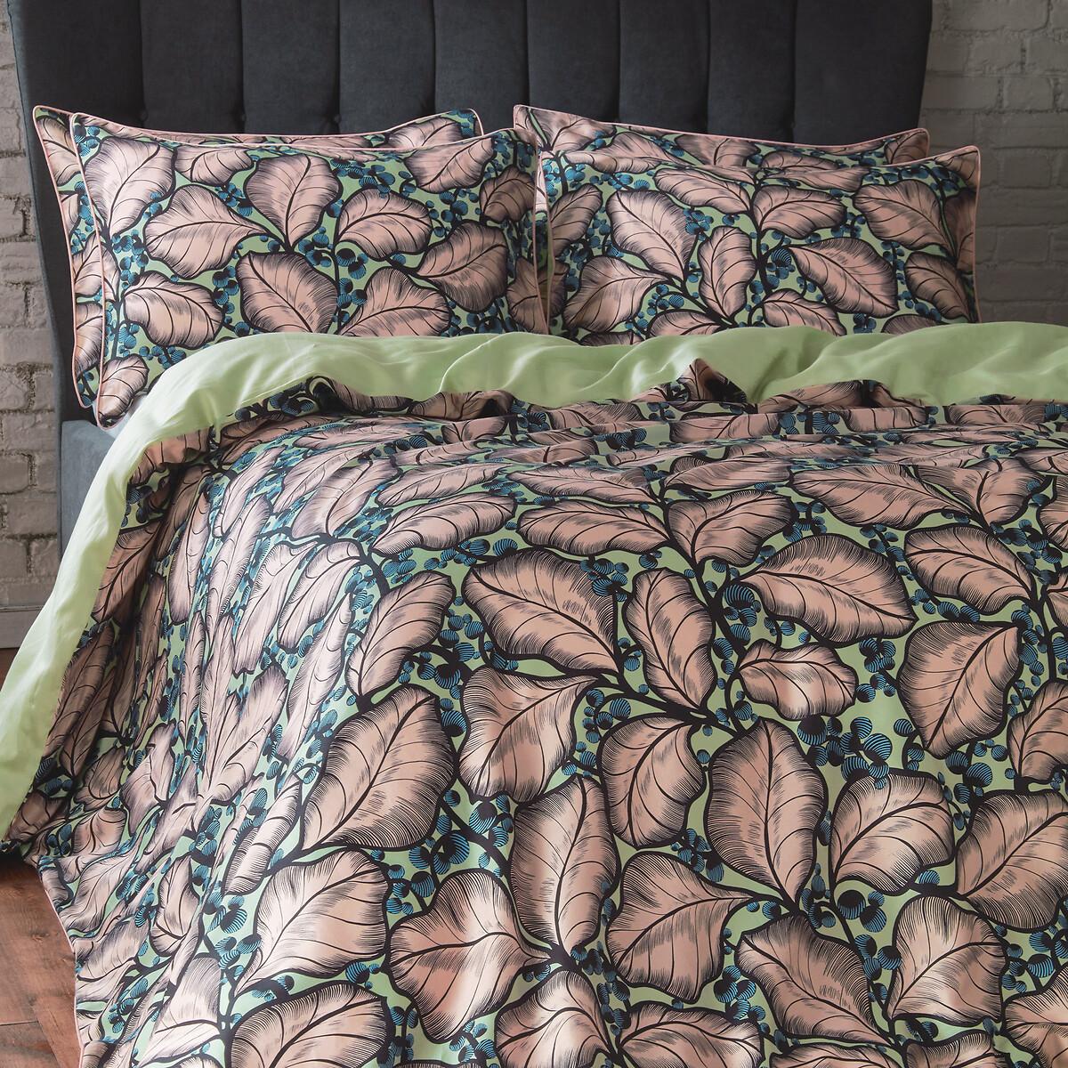 Magali Cascading Leaf 200 Thread Count Cotton Sateen Duvet Cover & Pillowc – image 2