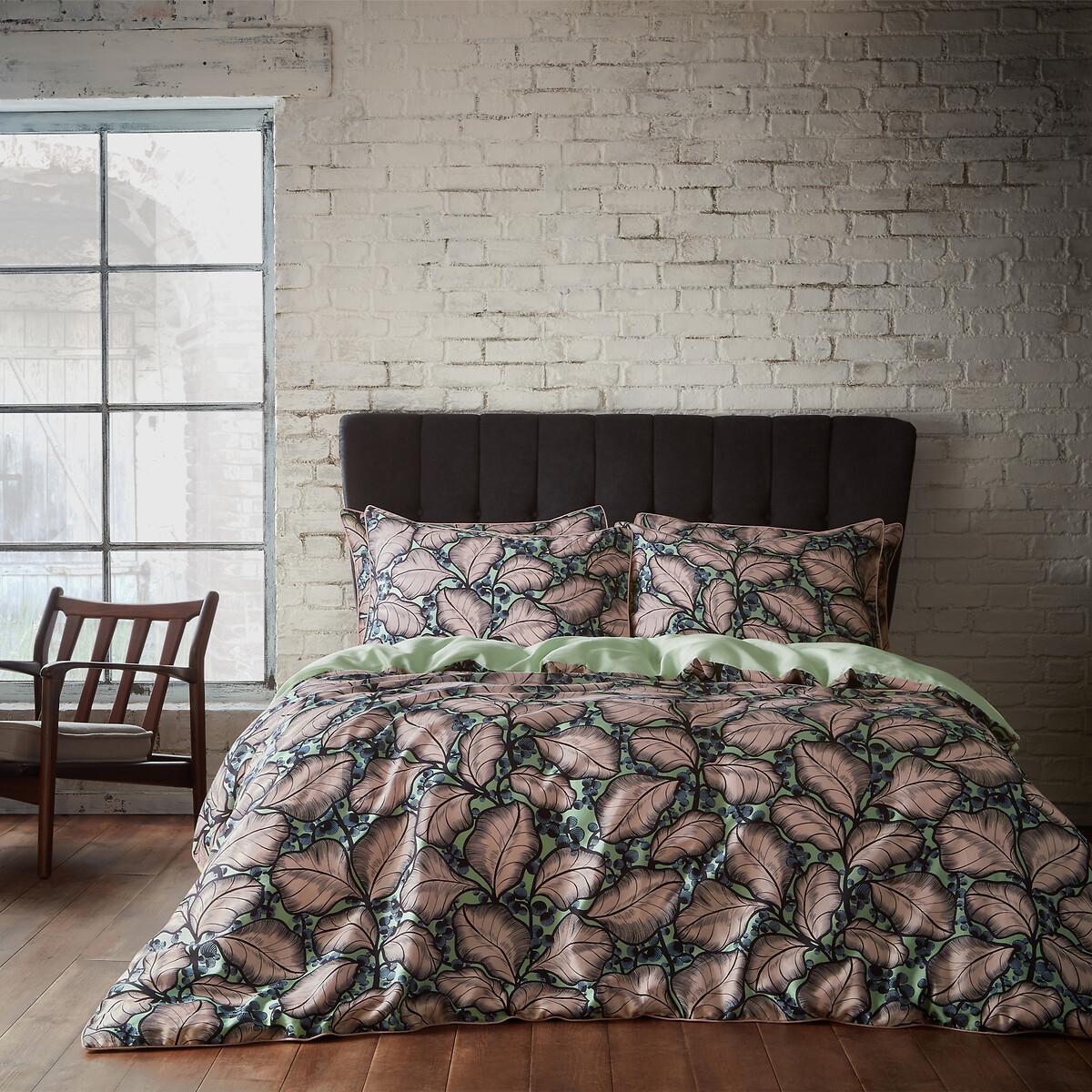 Magali Cascading Leaf 200 Thread Count Cotton Sateen Duvet Cover & Pillowc – image 3