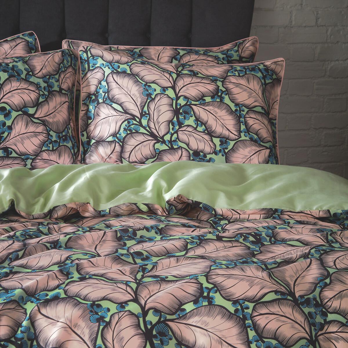 Magali Cascading Leaf 200 Thread Count Cotton Sateen Duvet Cover & Pillowc – image 4