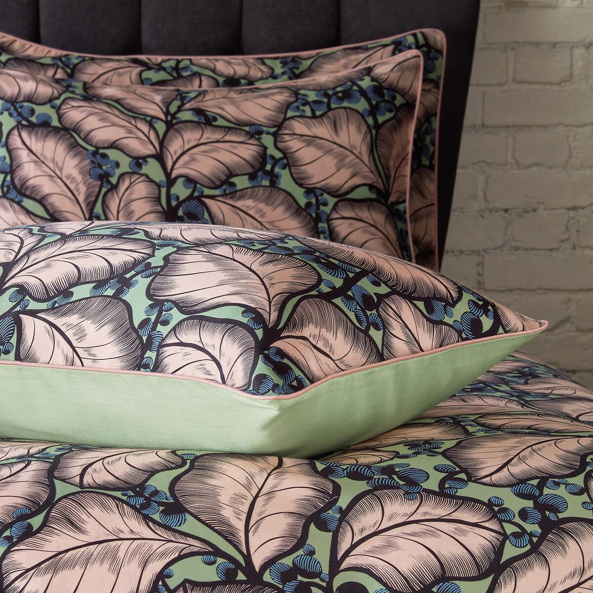 Magali Cascading Leaf 200 Thread Count Cotton Sateen Duvet Cover & Pillowc – image 5