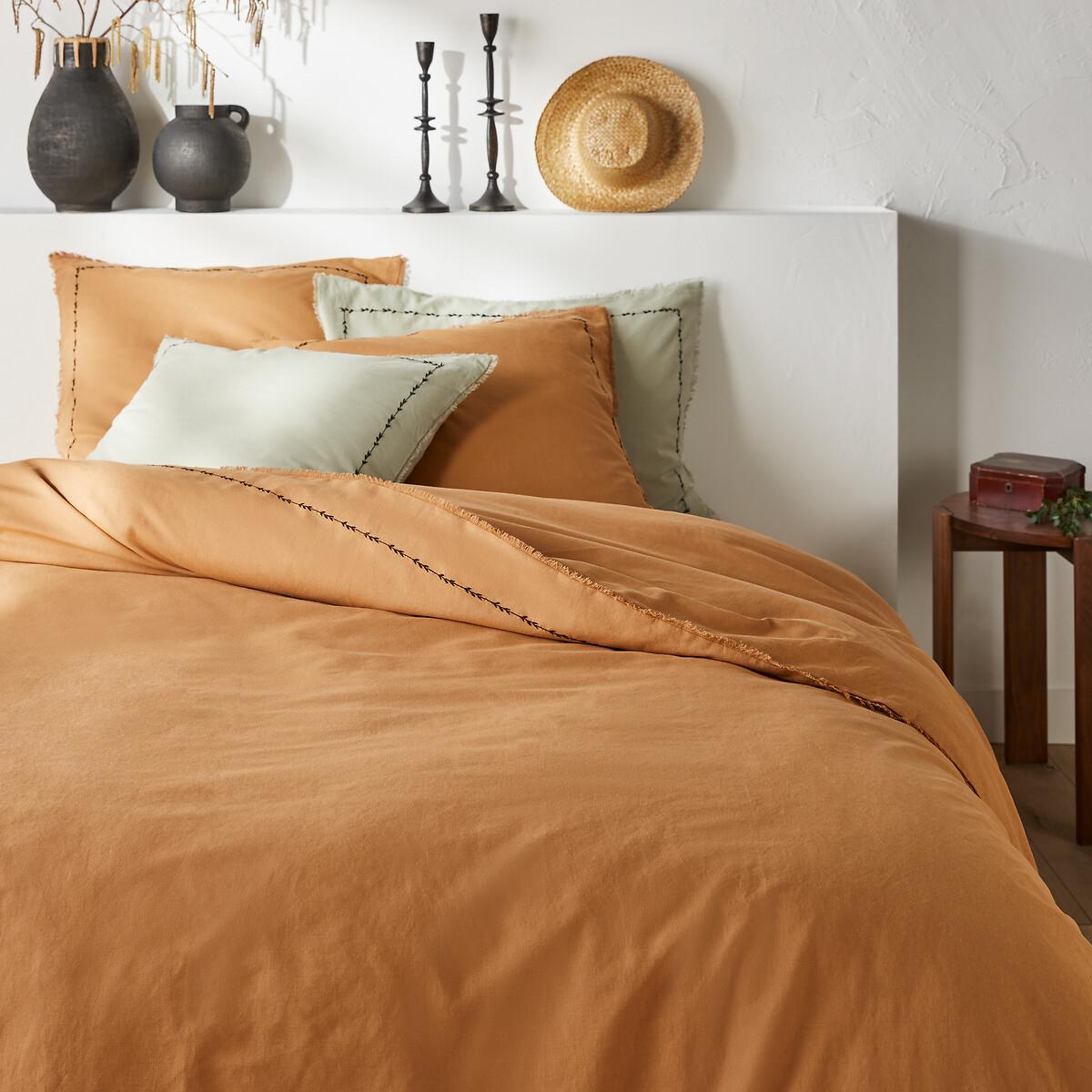 Eleanor Cotton and Linen Duvet Cover – image 1