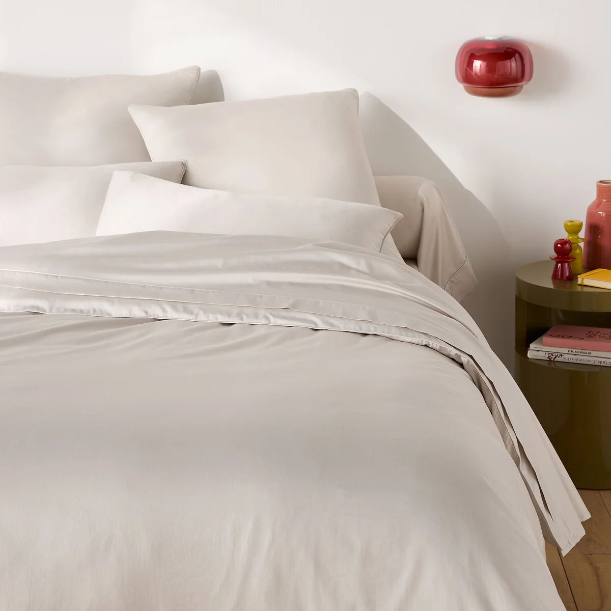 Opale Cotton Satin 350 Thread Count Duvet Cover – image 1