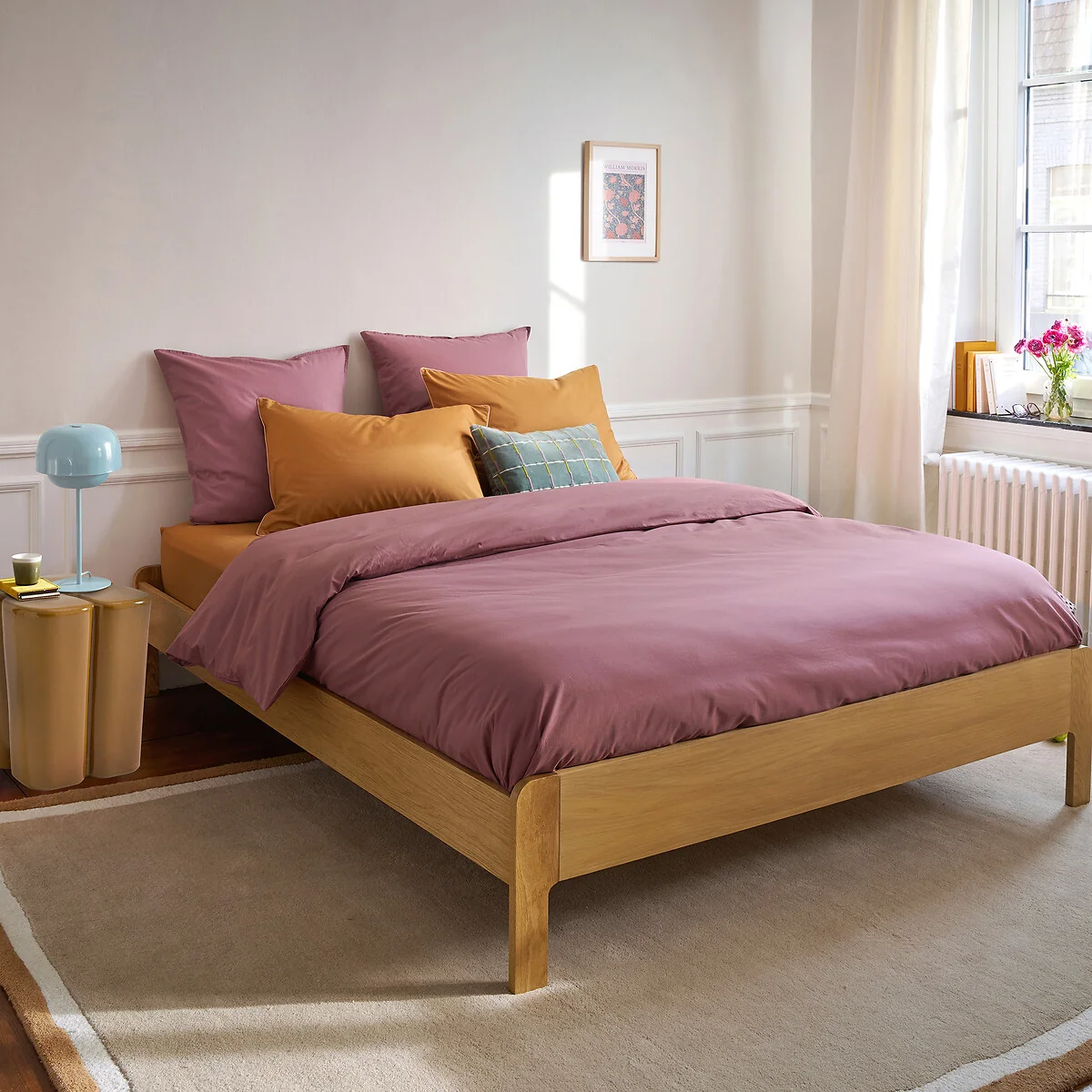 Scenario Plain 100% Washed Cotton Duvet Cover – image 2