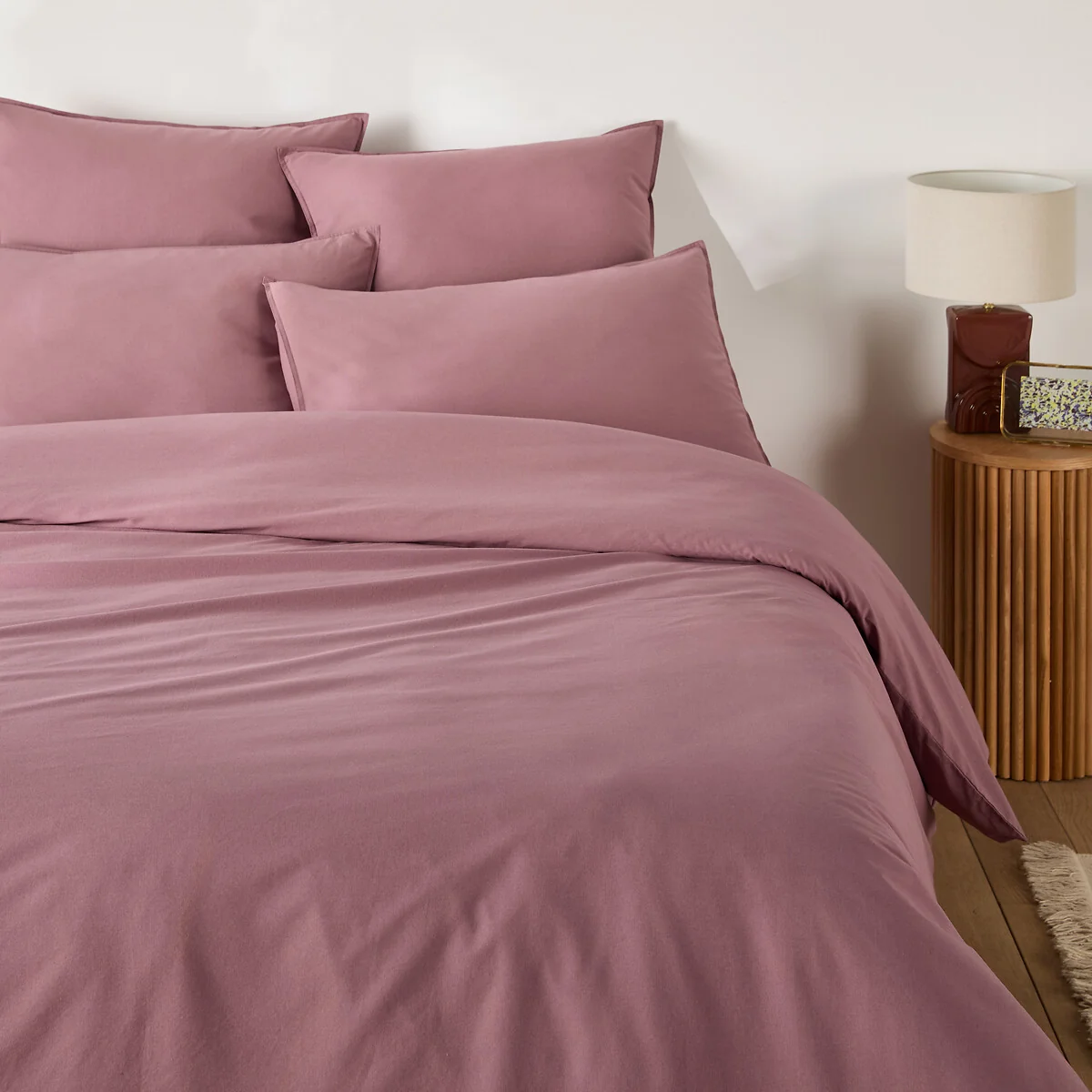 Scenario Plain 100% Washed Cotton Duvet Cover – image 3