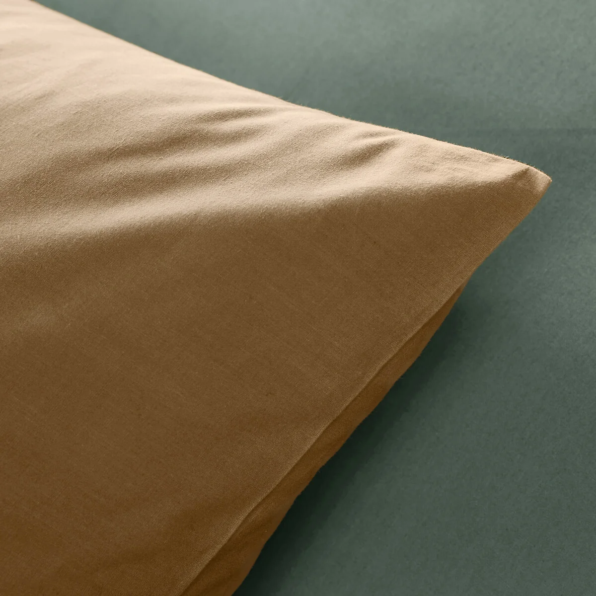 Plain 100% Organic Cotton Percale 200 Thread Count Duvet Cover – image 4