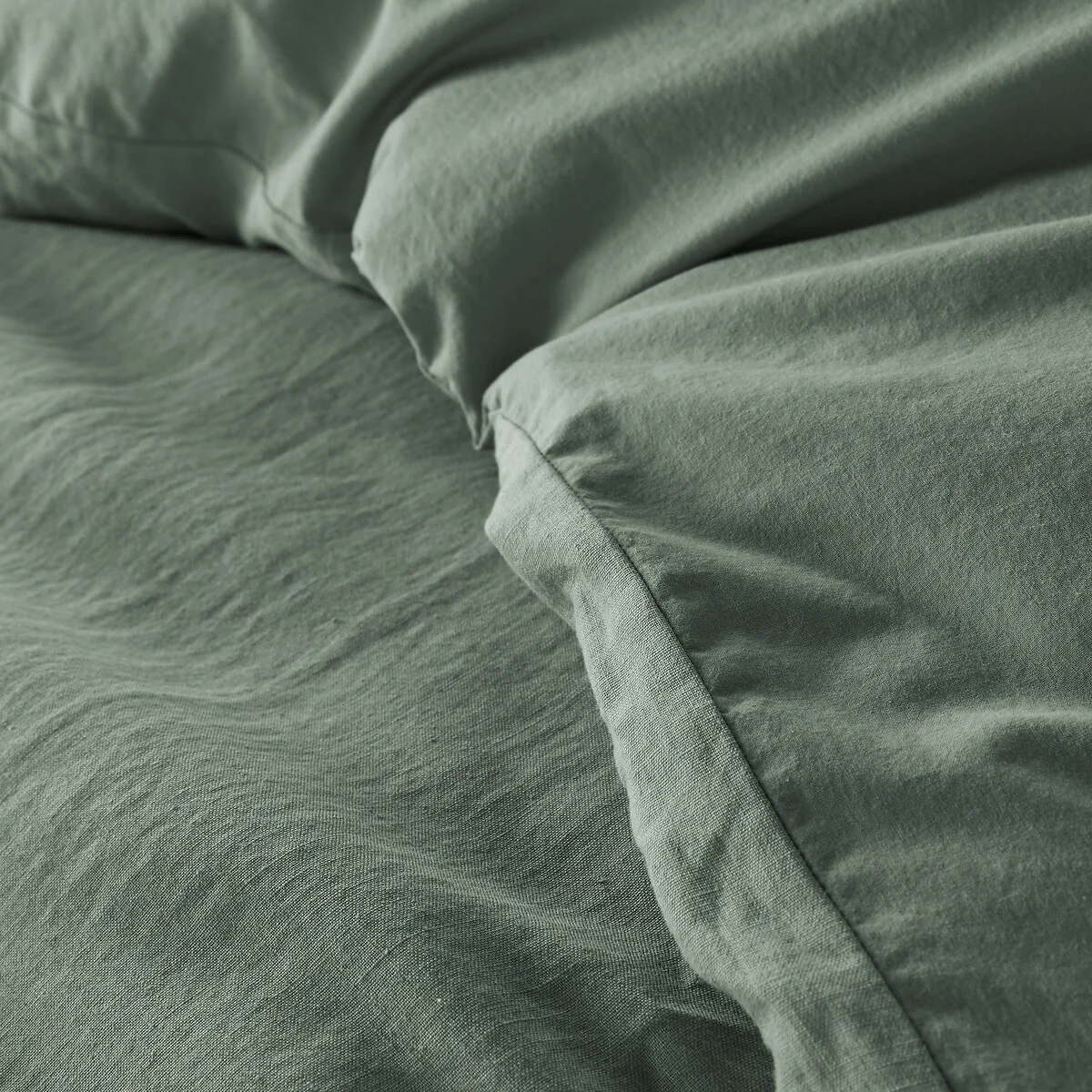 Annaba Two-Sided Washed Linen & Cotton Duvet Cover – image 5