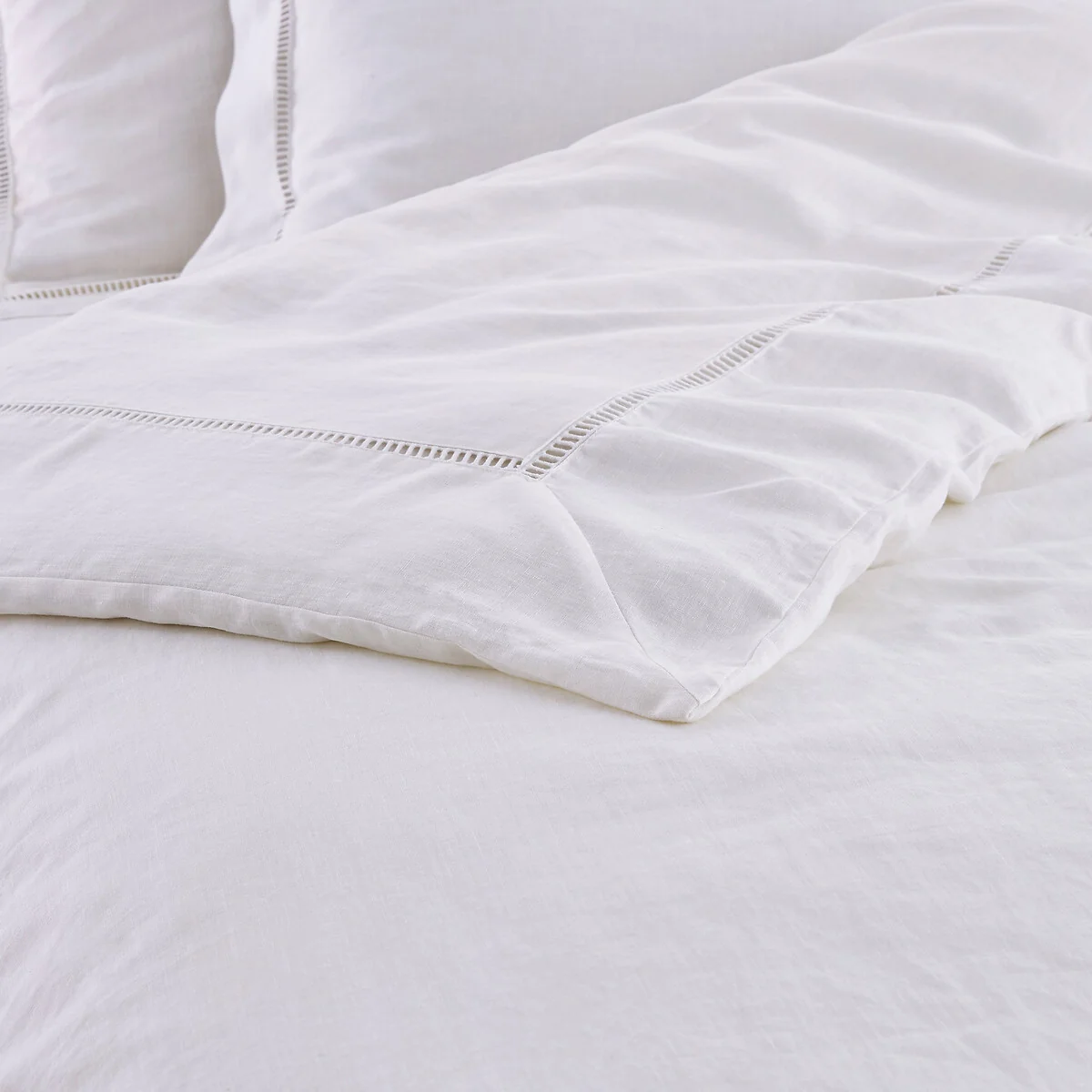 Scala 100% Washed Linen 200 Thread Count Duvet Cover – image 2