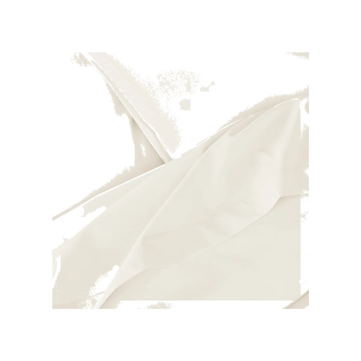 Plain 100% Organic Cotton Percale 200 Thread Count Duvet Cover – image 1