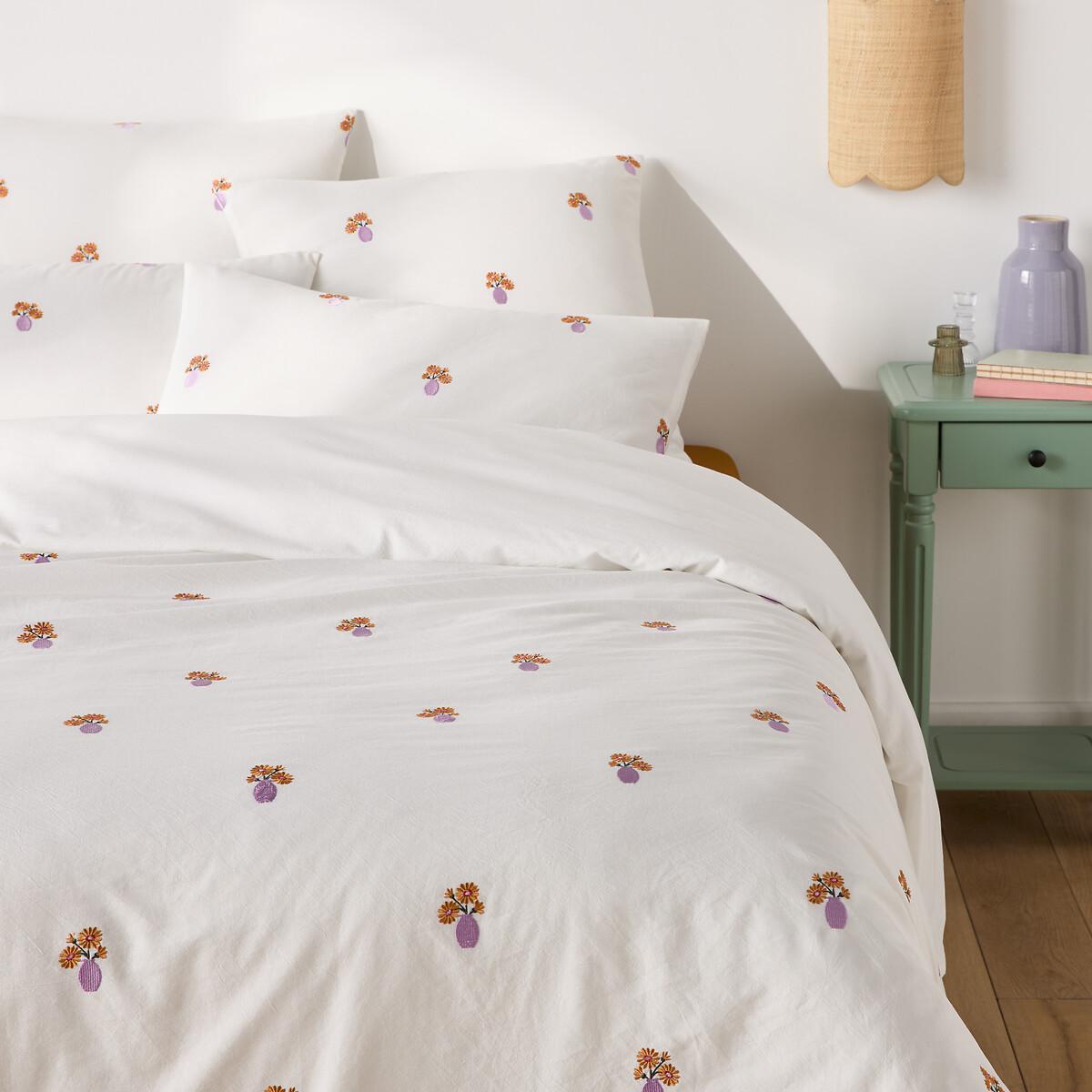 Duvet Cover Vintage Embroidered Cotton, Ariette – image 1