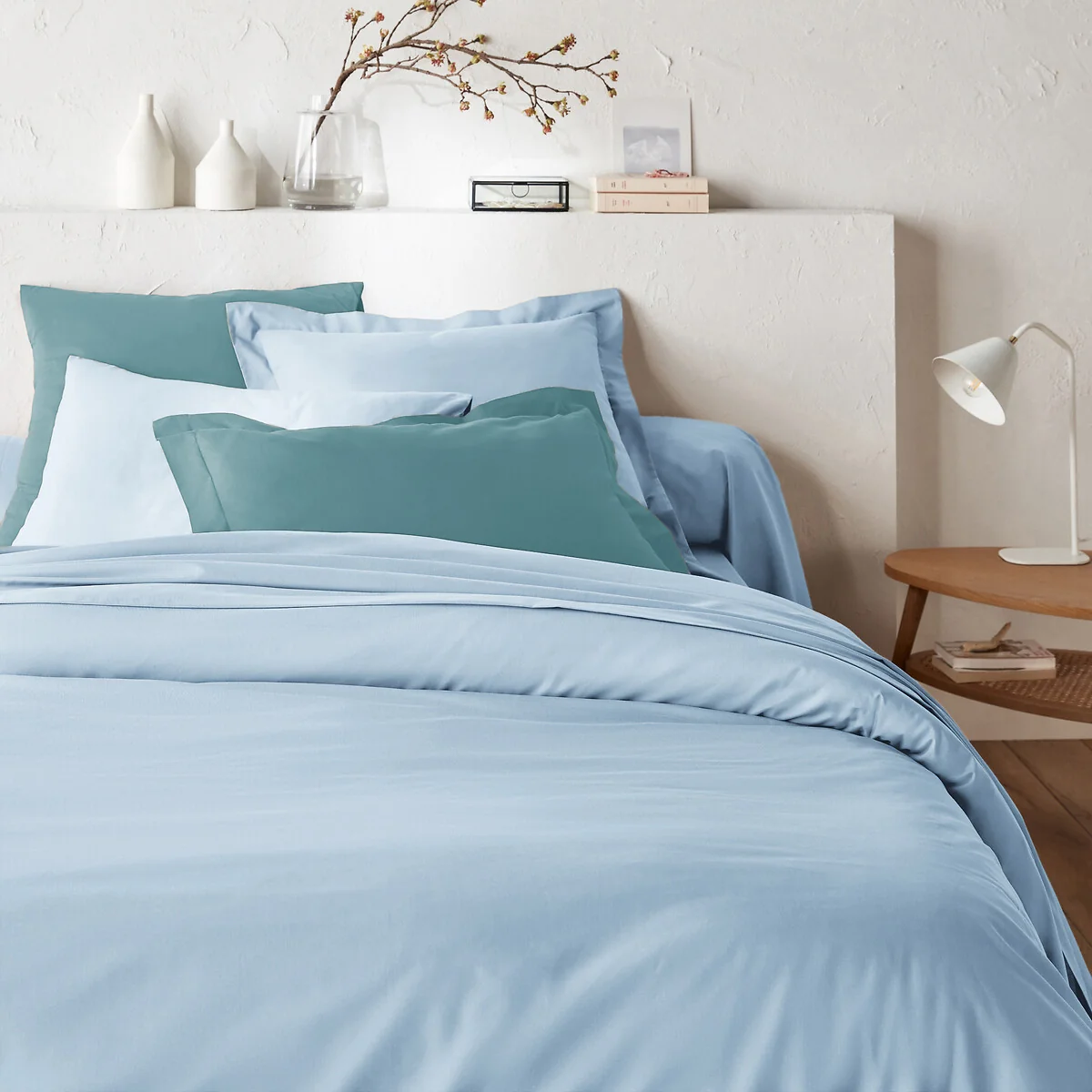 Scenario Plain Polycotton Duvet Cover – image 1