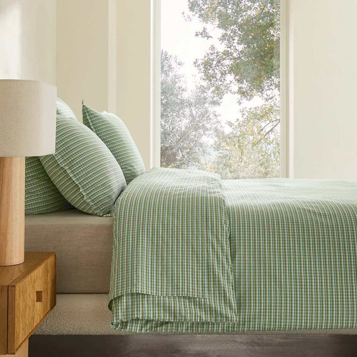 Jaliani Washed Percale Duvet Cover – image 1