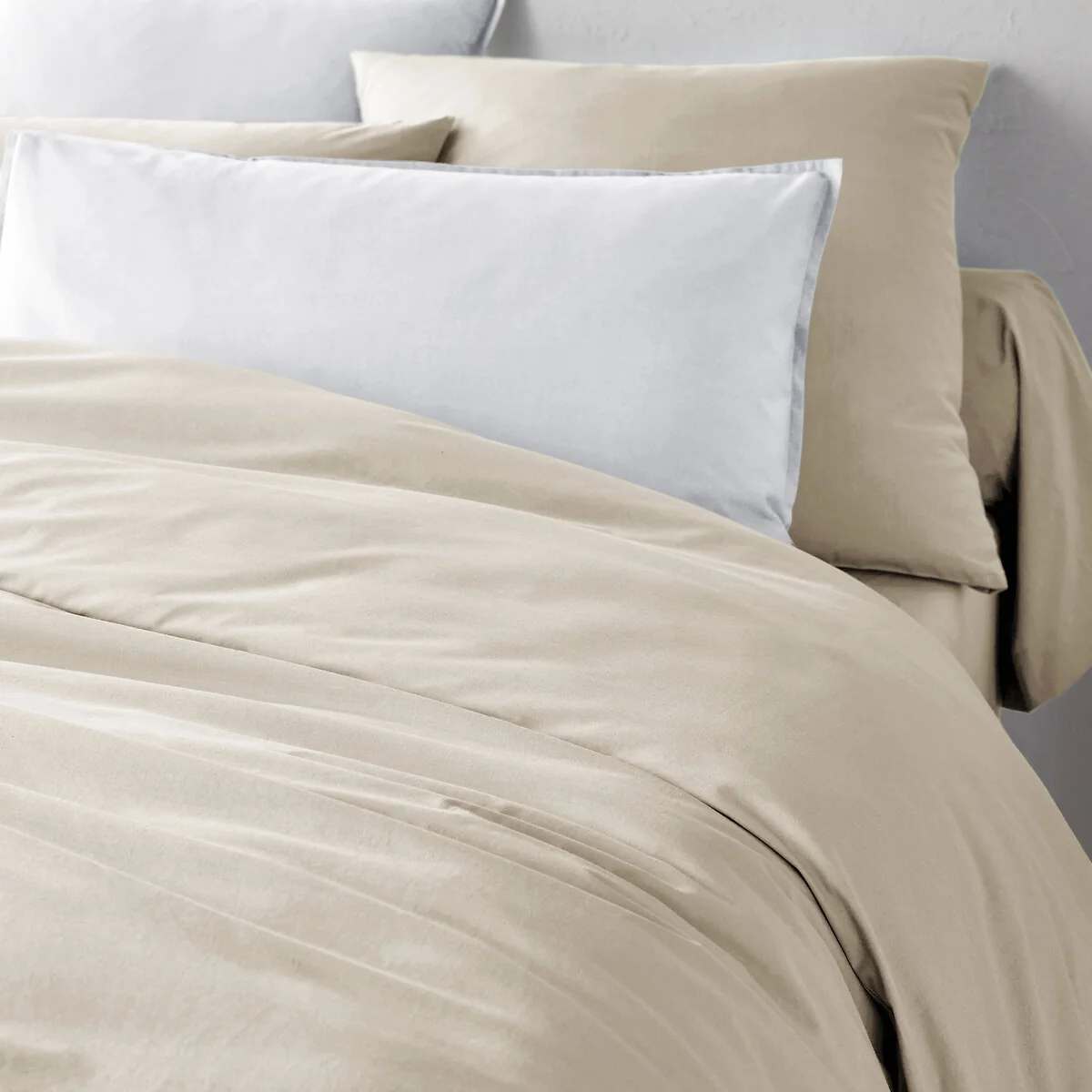 Scenario Plain Organic Cotton Percale Duvet Cover – image 2