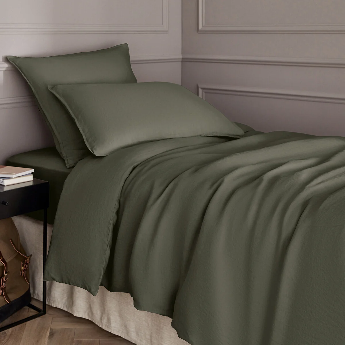 Elina 100% Washed Linen Duvet Cover – image 2