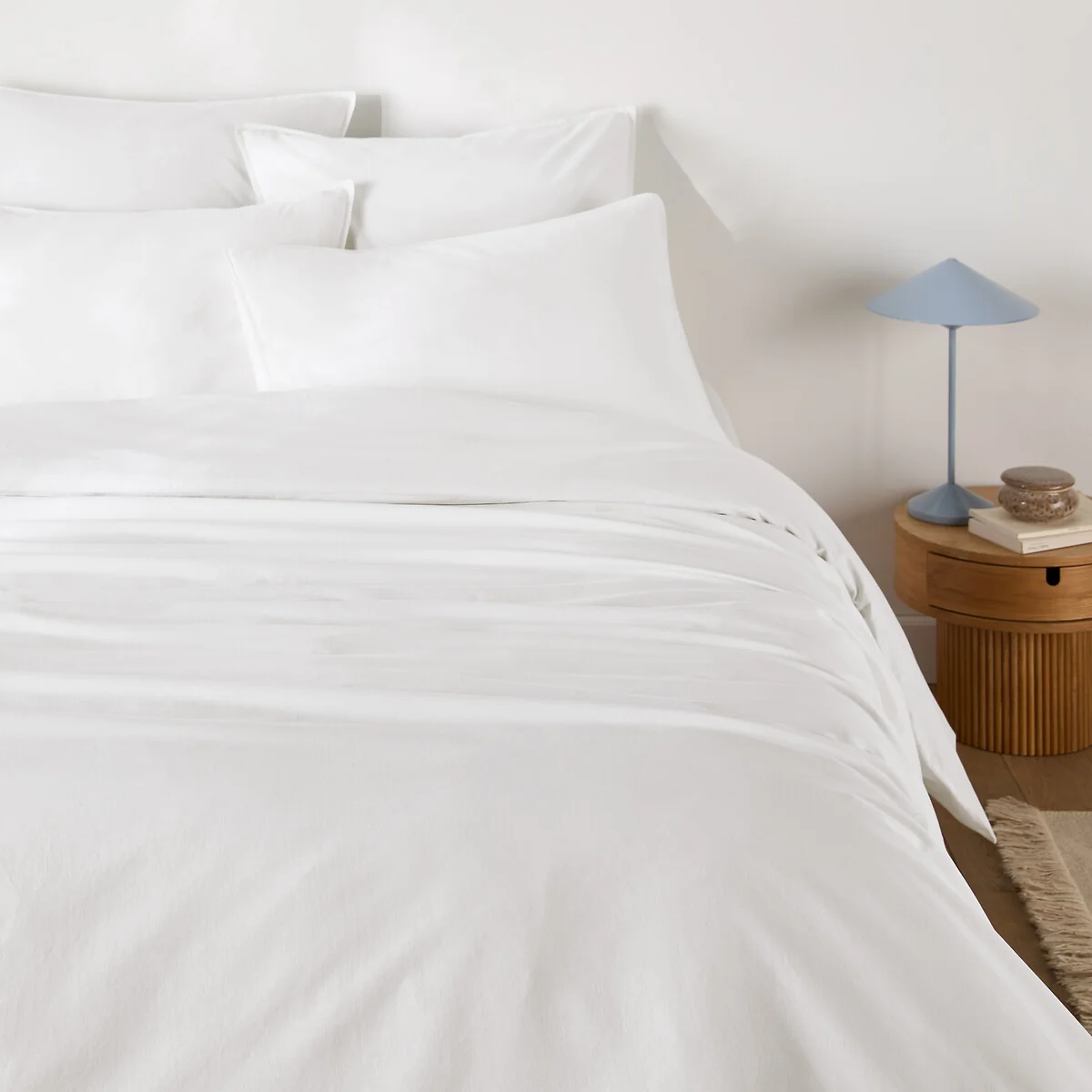 Scenario Plain 100% Washed Cotton Duvet Cover – image 5