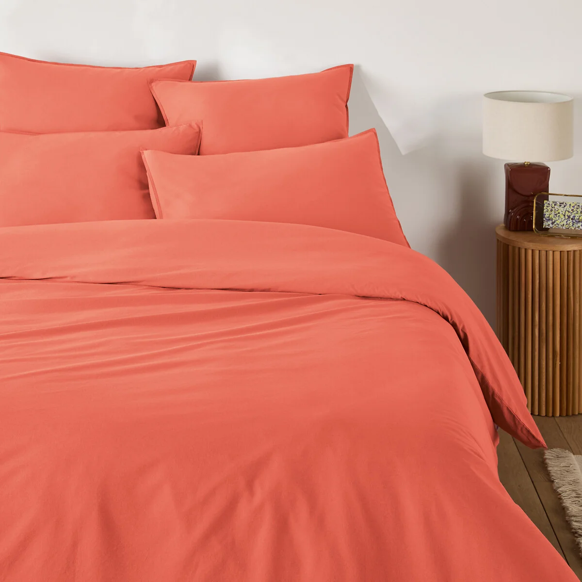 Scenario Plain 100% Washed Cotton Duvet Cover – image 4