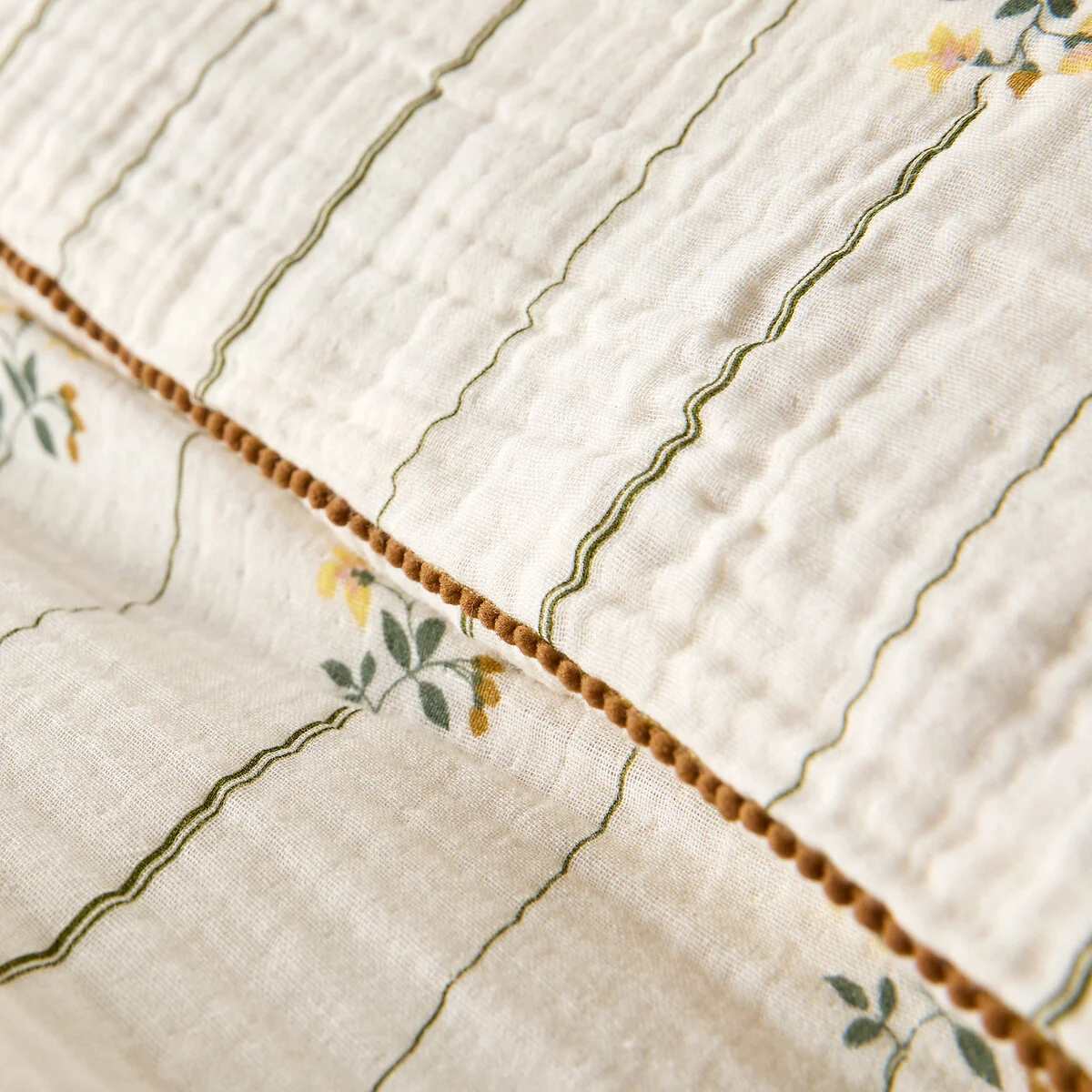 Risetti Floral Print Cotton Muslin Duvet Cover – image 4