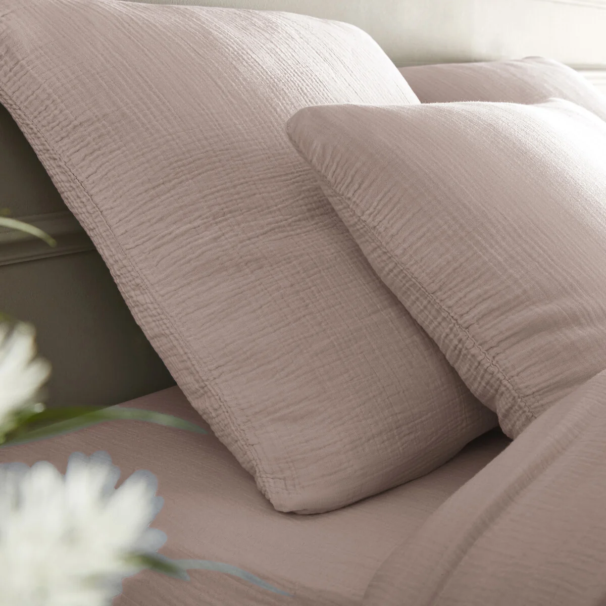 Yafa Organic Cotton Muslin Duvet Cover – image 4