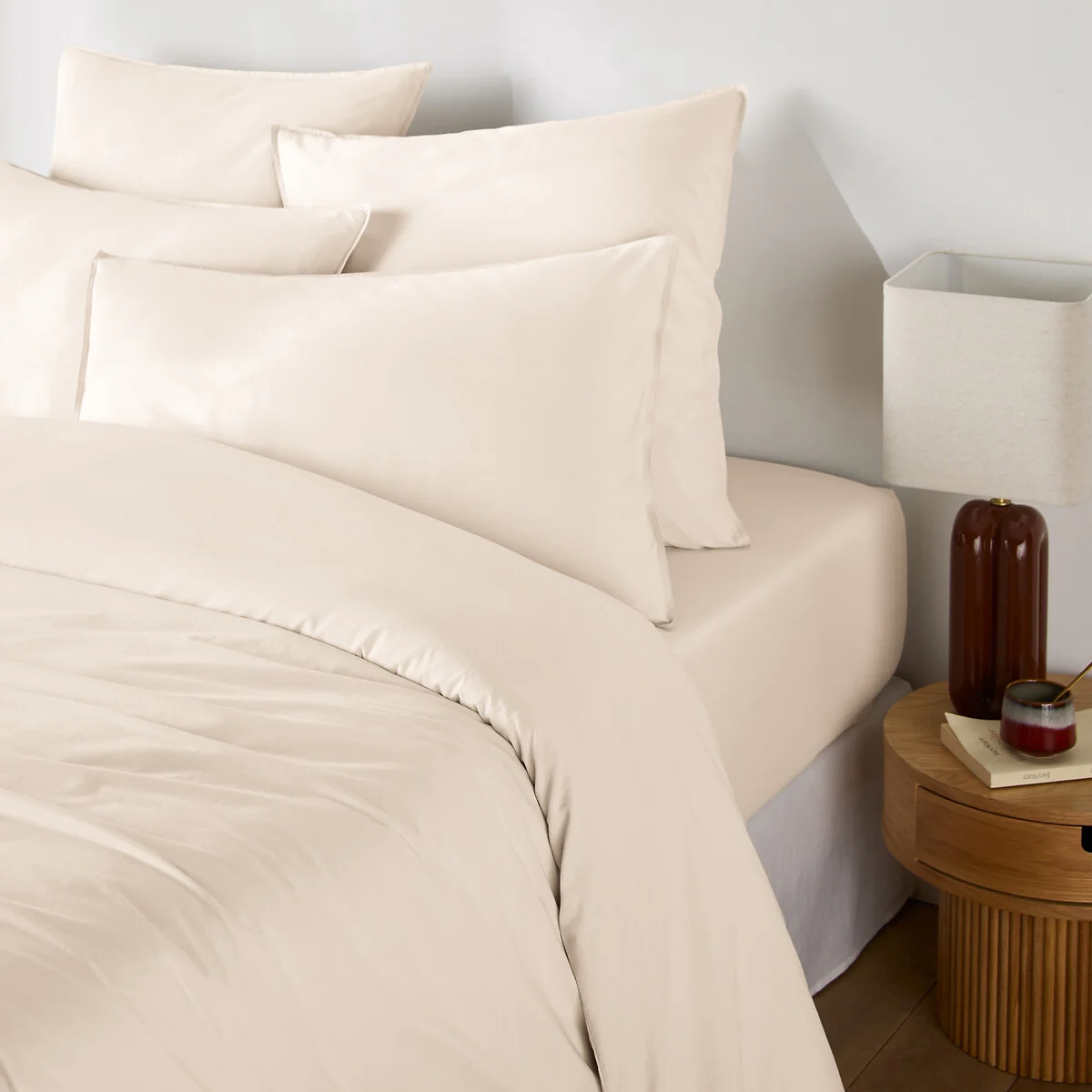 Scenario Plain 100% Washed Cotton Duvet Cover – image 2