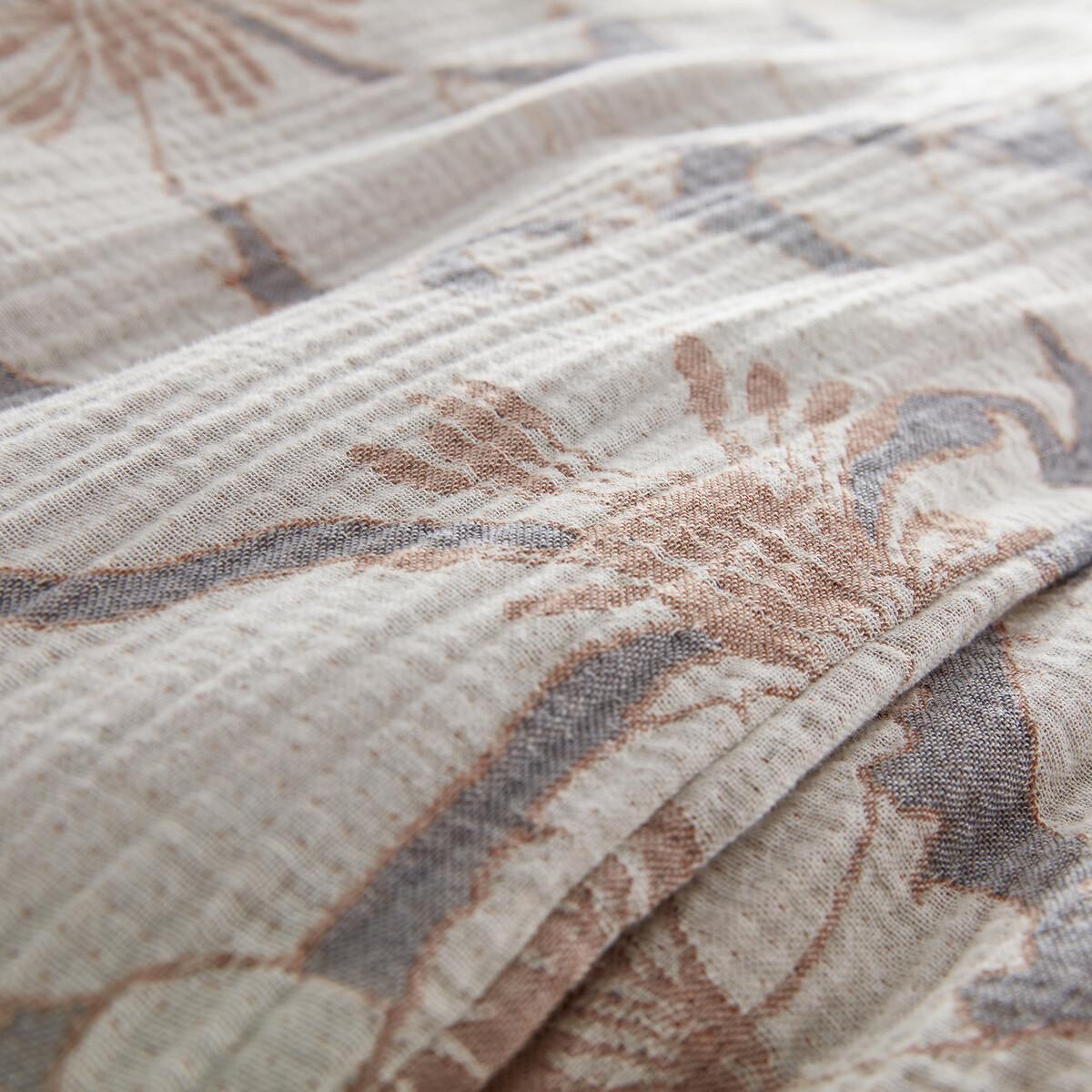 Tamia Floral 100% Organic Cotton Double Muslin 350 Thread Count Duvet Cover – image 5