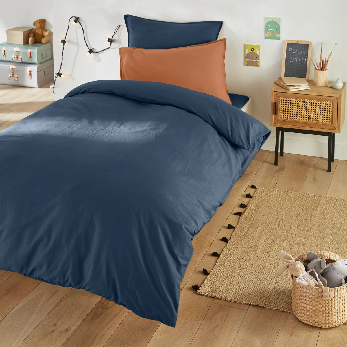 Scenario 100% Washed Cotton Duvet Cover – image 2