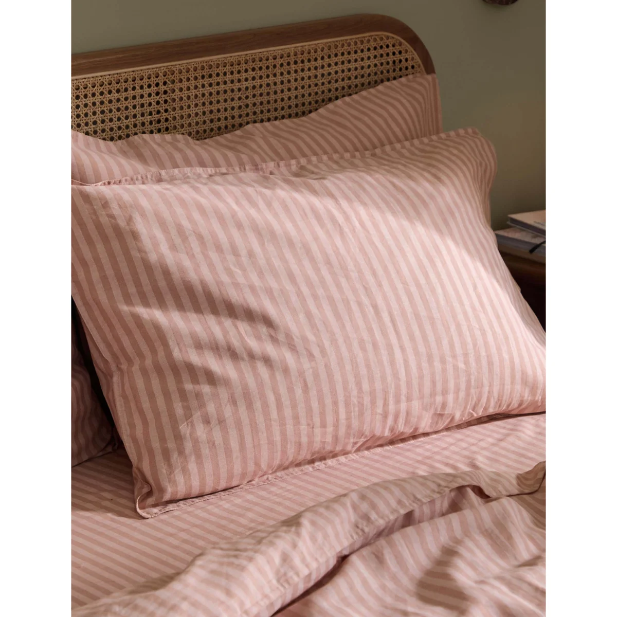 YARD Pure Cotton Marlow Stripe Duvet Cover Blue Mix – image 5