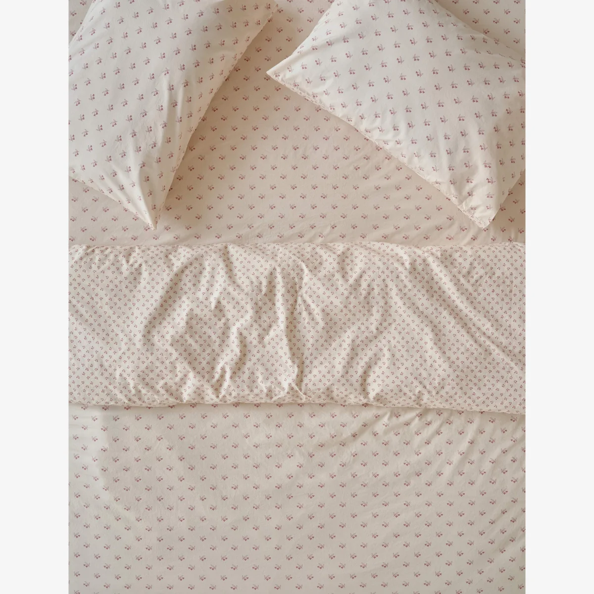 Piglet In Bed Martha Floral Pure Cotton Duvet Cover Pink Mix – image 1