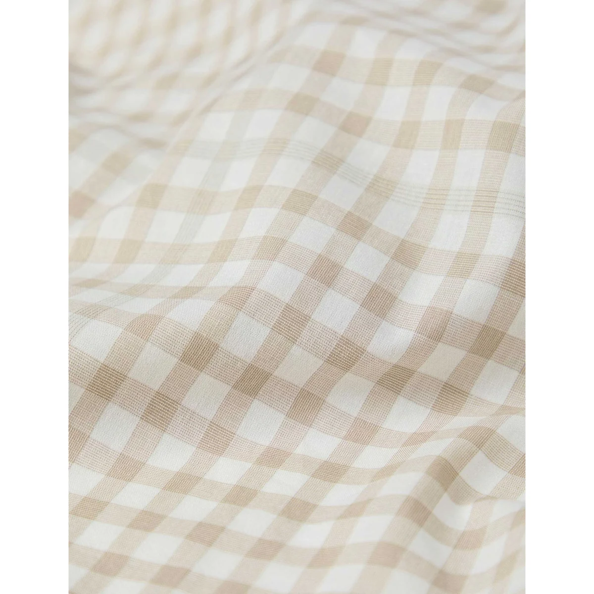 Piglet In Bed Washed Cotton Gingham Duvet Cover Pink Mix – image 3