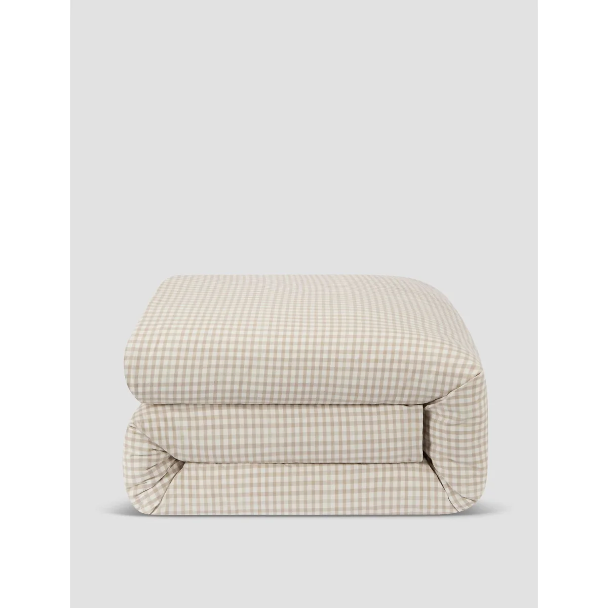 Piglet In Bed Washed Cotton Gingham Duvet Cover Pink Mix – image 4