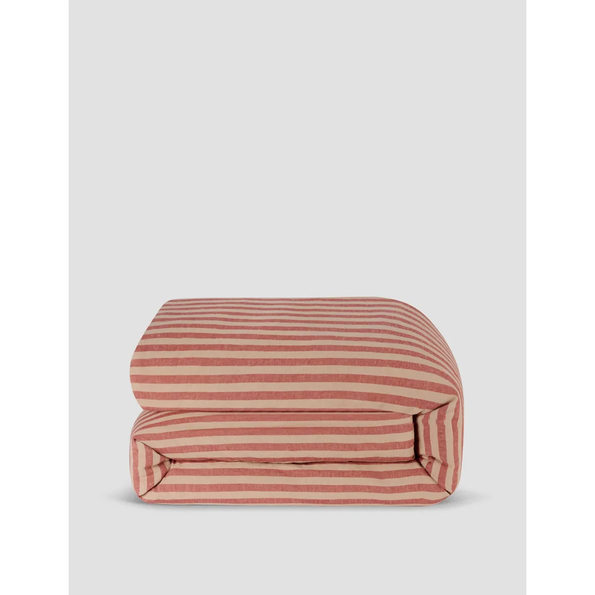 Piglet In Bed Pure Linen Pembroke Stripe Duvet Cover Blue Mix – image 5