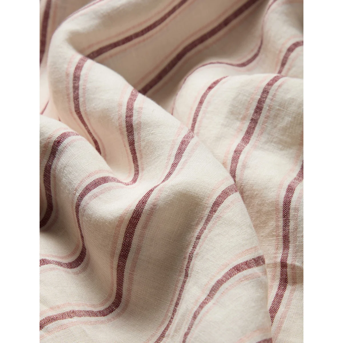 Piglet In Bed Pure Linen Walderton Stripe Duvet Cover Natural – image 3
