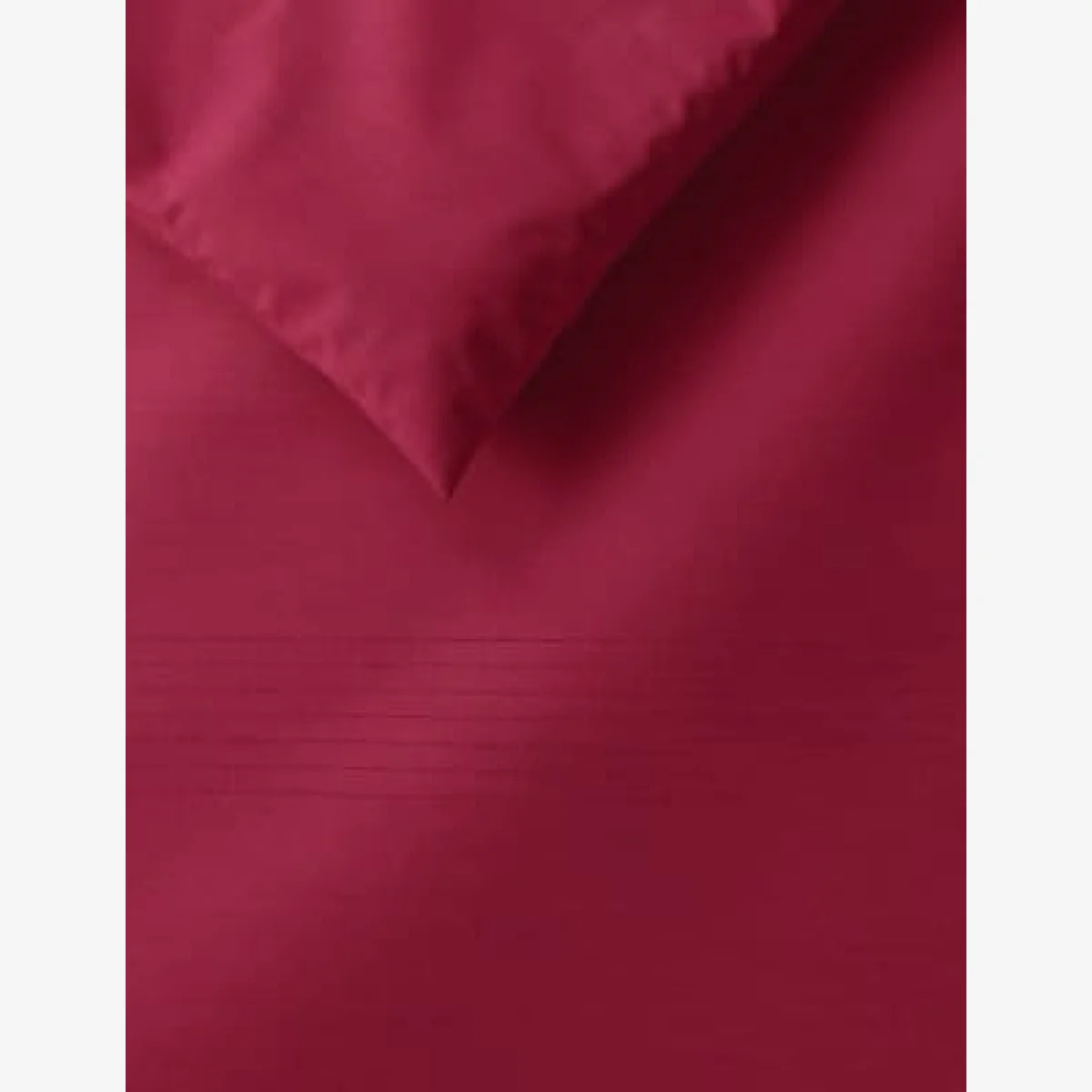 M&S Cotton Rich Percale Duvet Cover - SGL - Cranberry, Cranberry,Dark Ochre,Dove,Oyster,Silver Grey,Light Cream,Aqua,White,Light Putty,Blue Denim,Medium Pink,Light Duck Egg