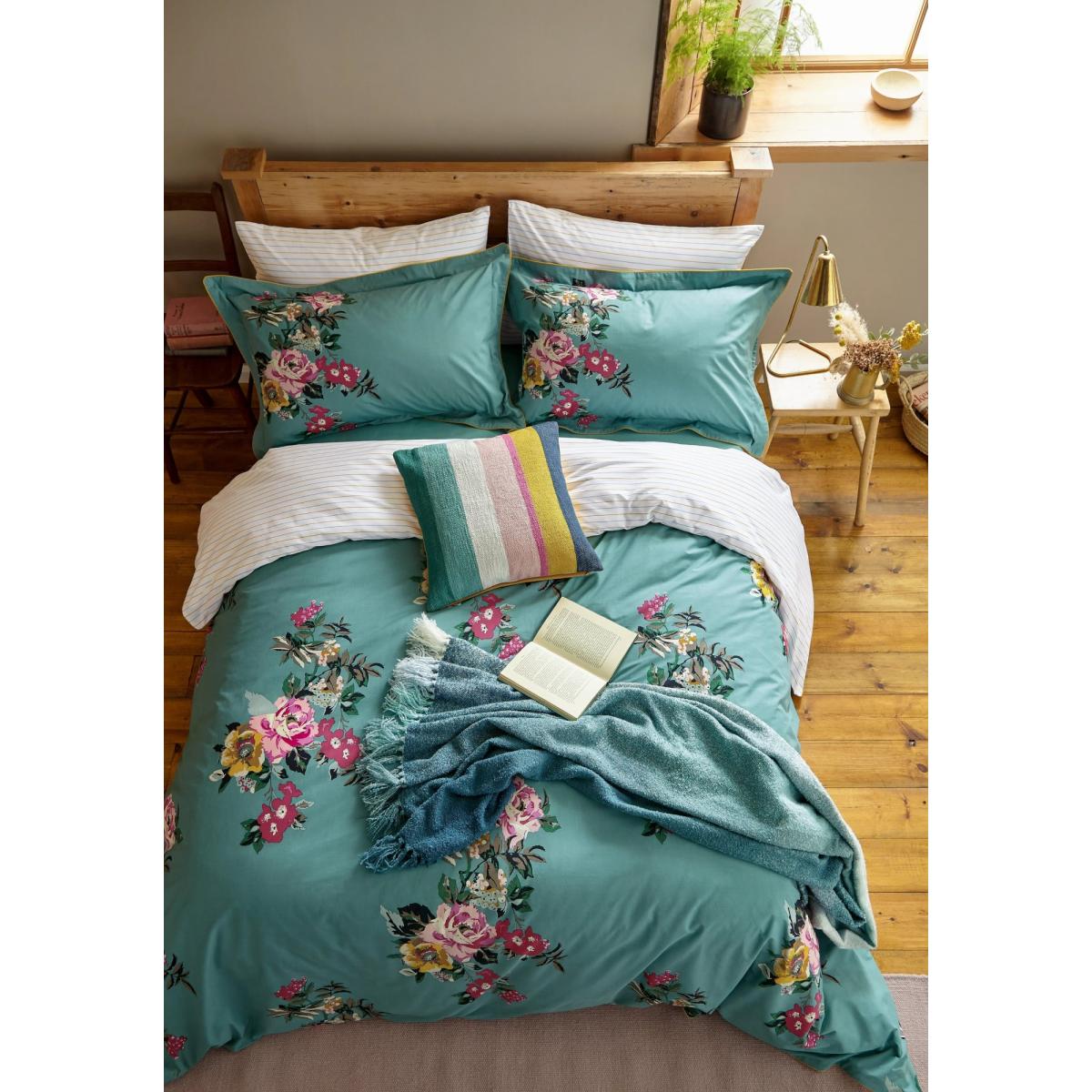 Joules Cotswold Floral Duvet Cover Set - Atlantic Blue - King – image 2