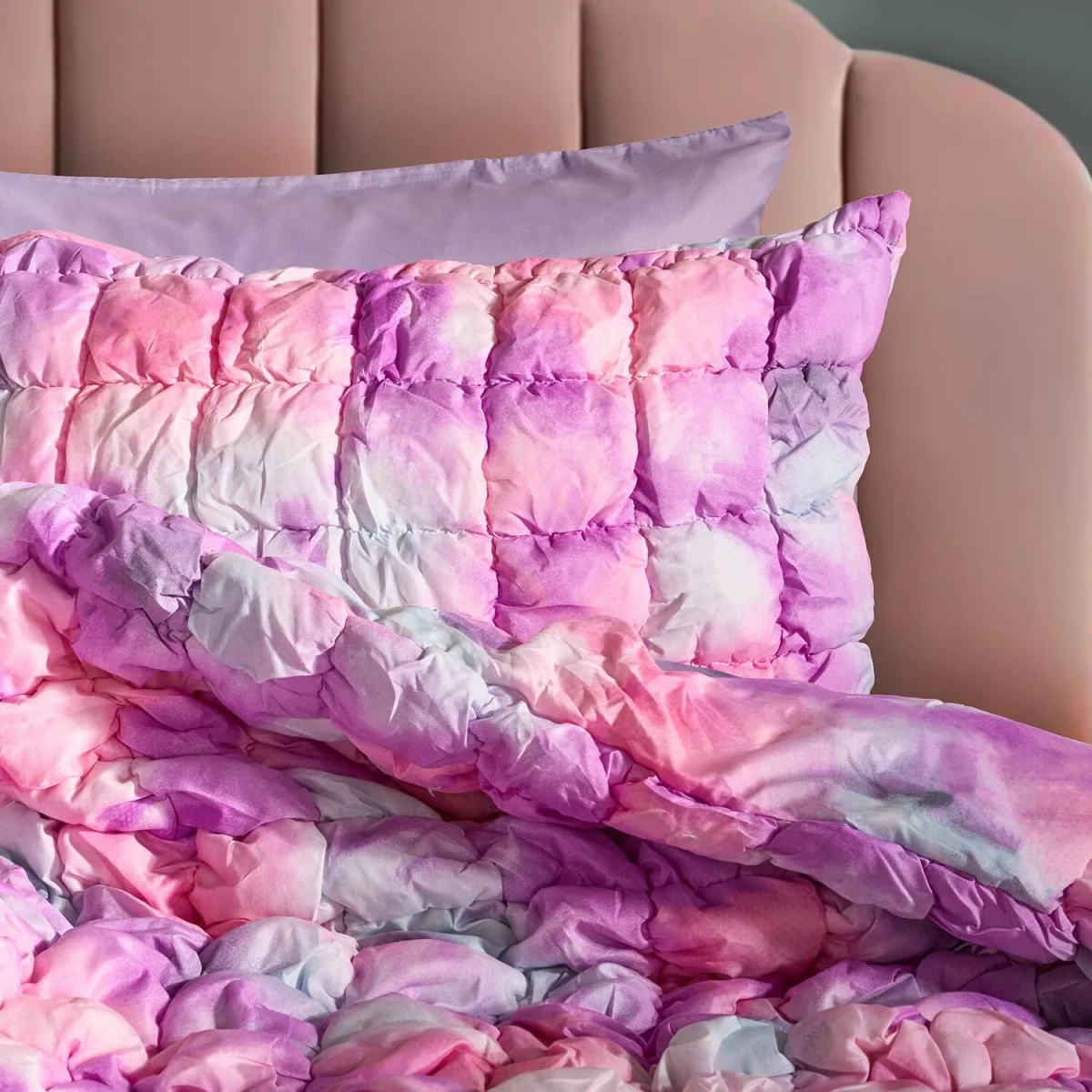 OHS Quilted Seersucker Duvet Cover Set - Multi / 1.31kg – image 11