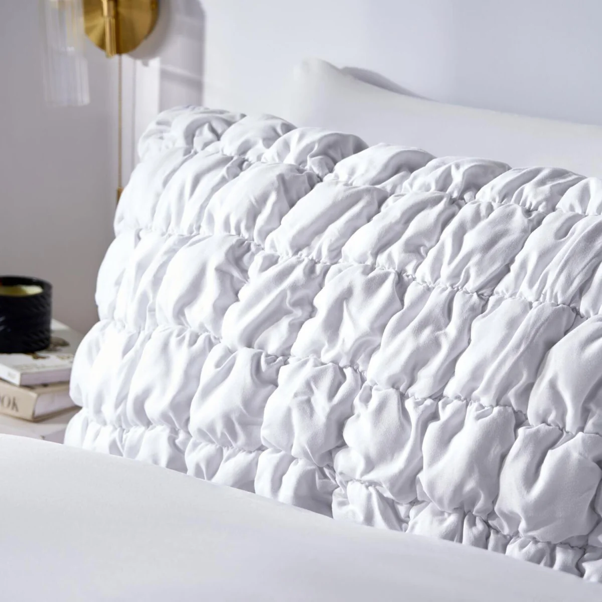 OHS Quilted Seersucker Duvet Cover Set - Multi / 1.31kg – image 19