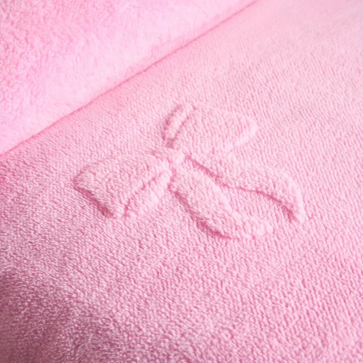 OHS Bows Tufted Teddy Fleece Duvet Cover Set - Pink / 1.35kg – image 4