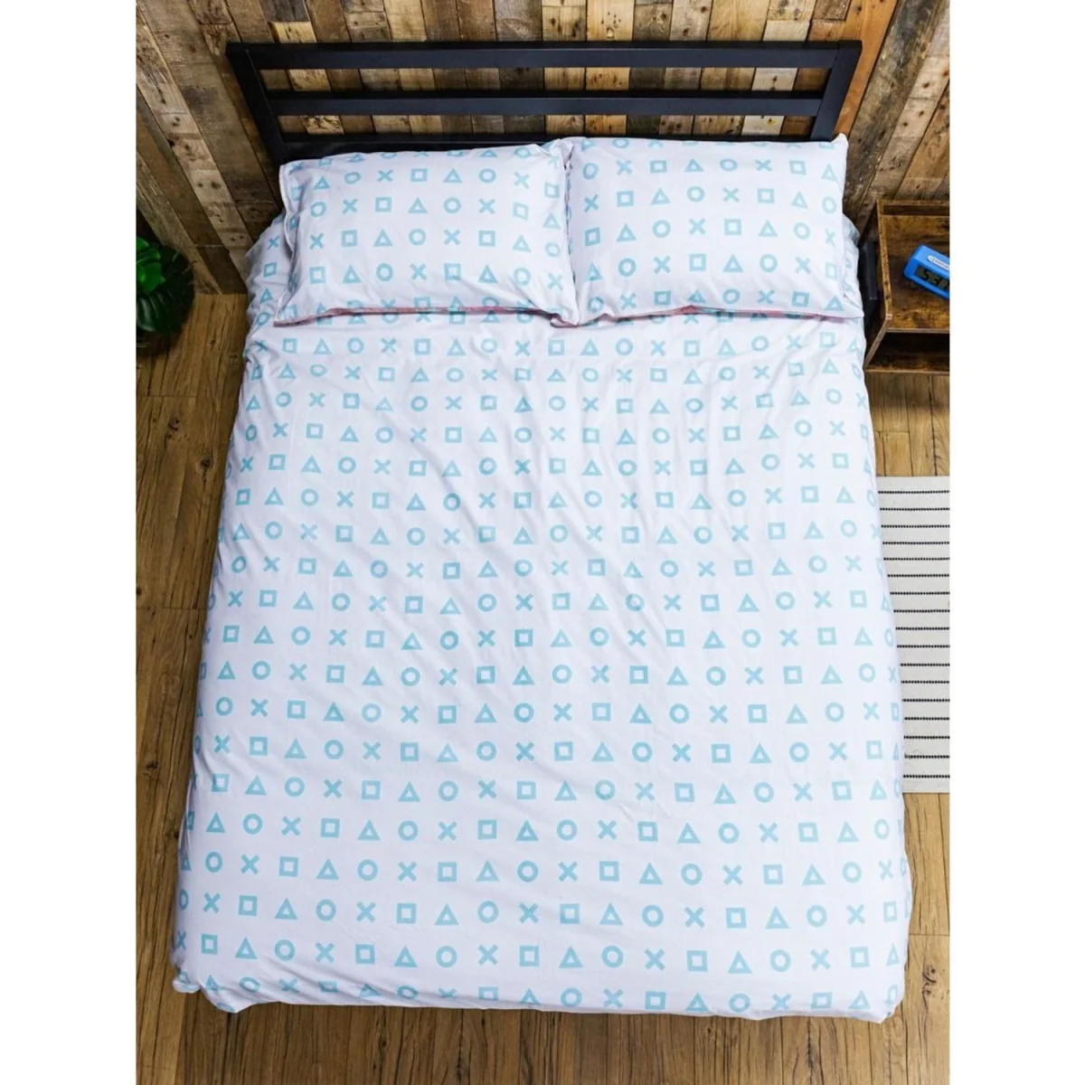 Playstation Marble Duvet Cover Set - Pink/Blue/White – image 3