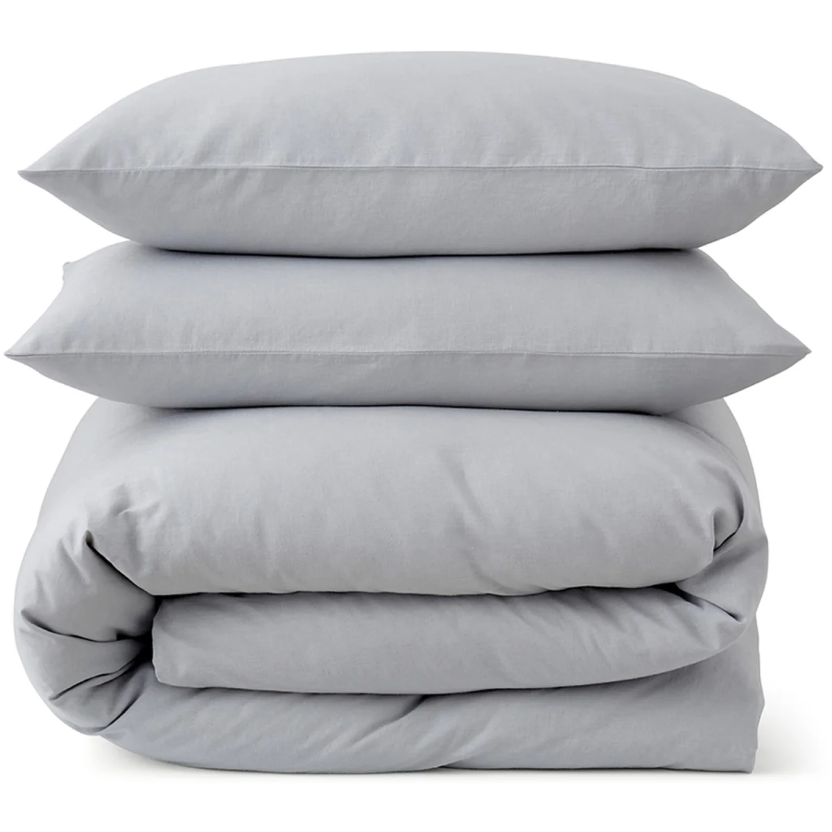 Touch of Linen Ice Blue Duvet Cover Set - Ice Blue – image 2