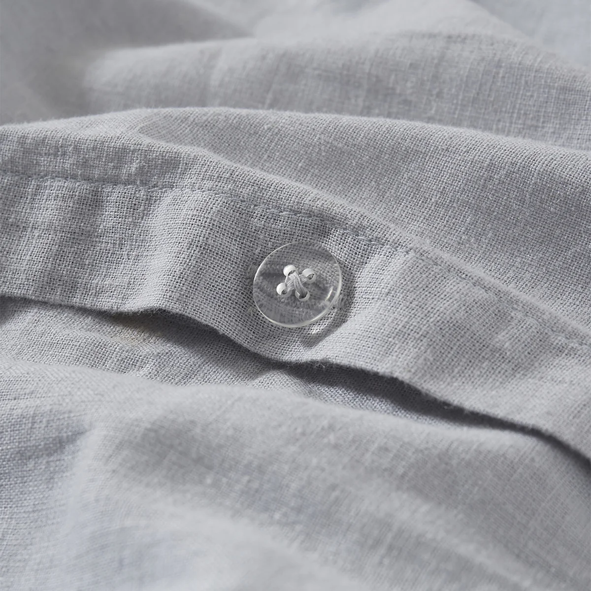 Touch of Linen Ice Blue Duvet Cover Set - Ice Blue – image 4