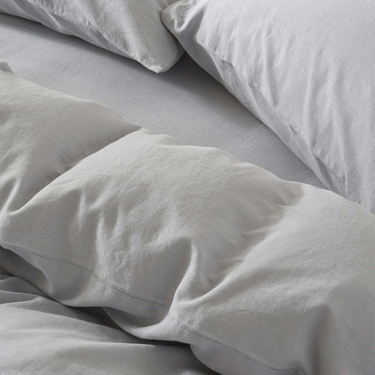 Touch of Linen Ice Blue Duvet Cover Set - Ice Blue – image 6