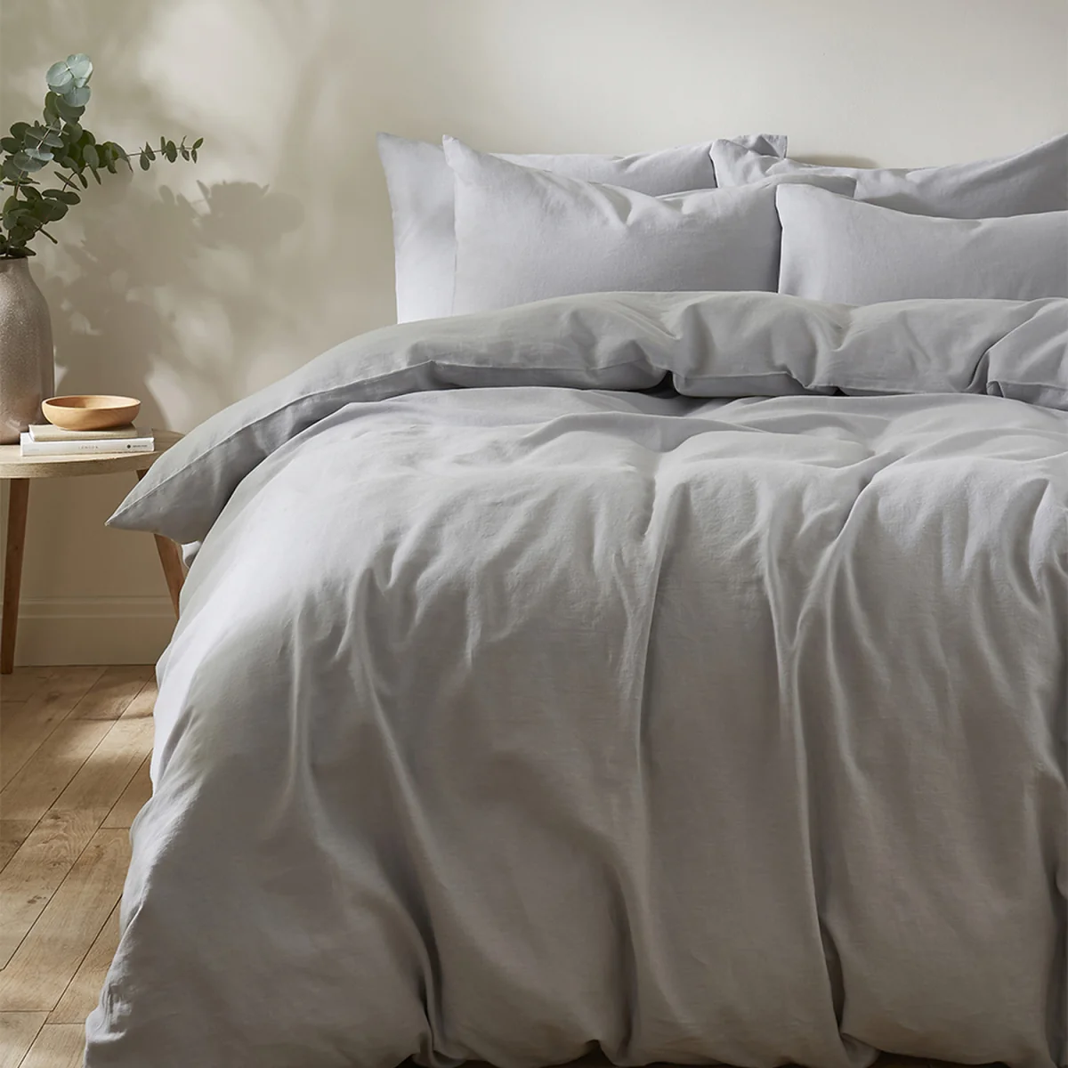 Touch of Linen Ice Blue Duvet Cover Set - Ice Blue – image 1