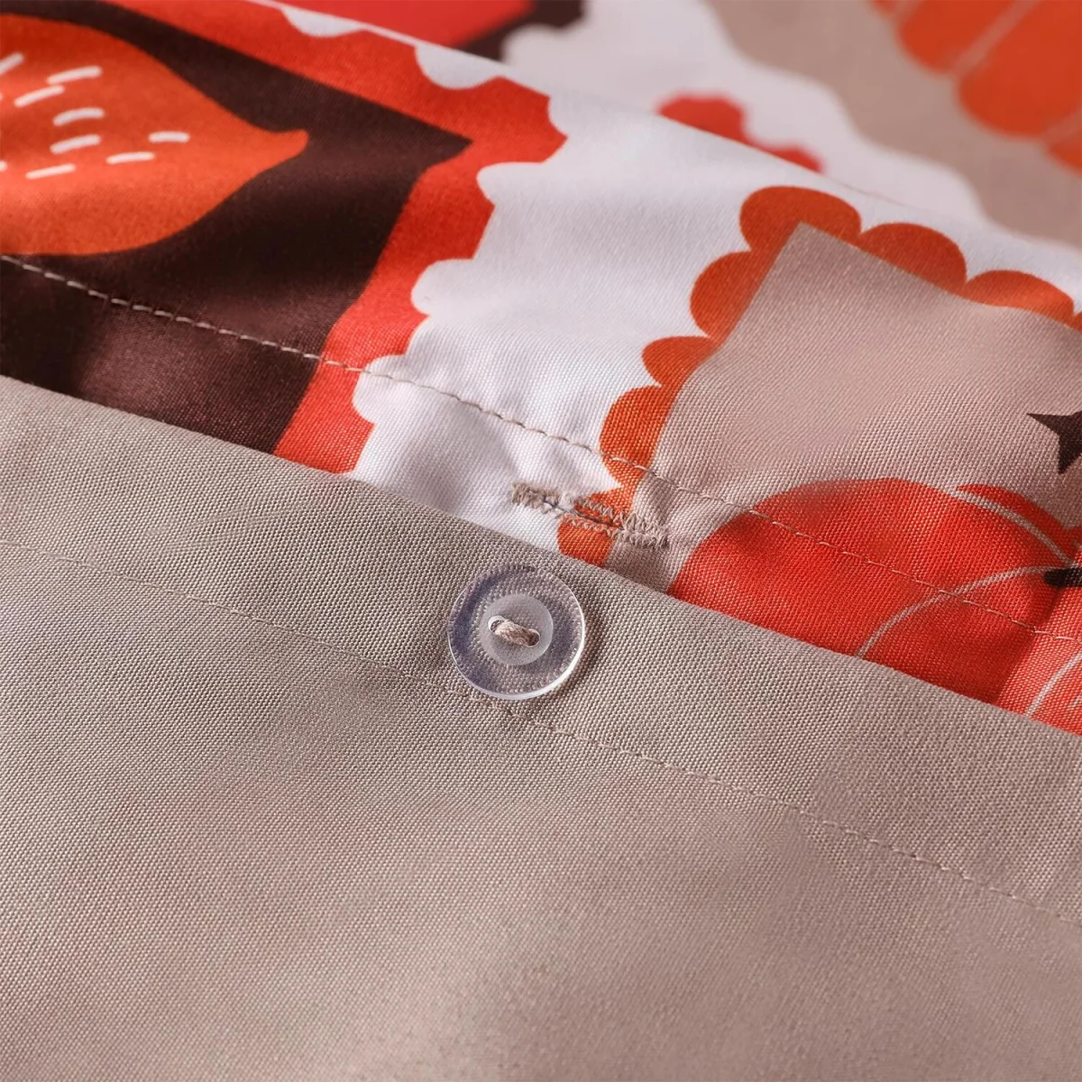 OHS Autumnal Postcard Duvet Cover Set - Multi / Double – image 4