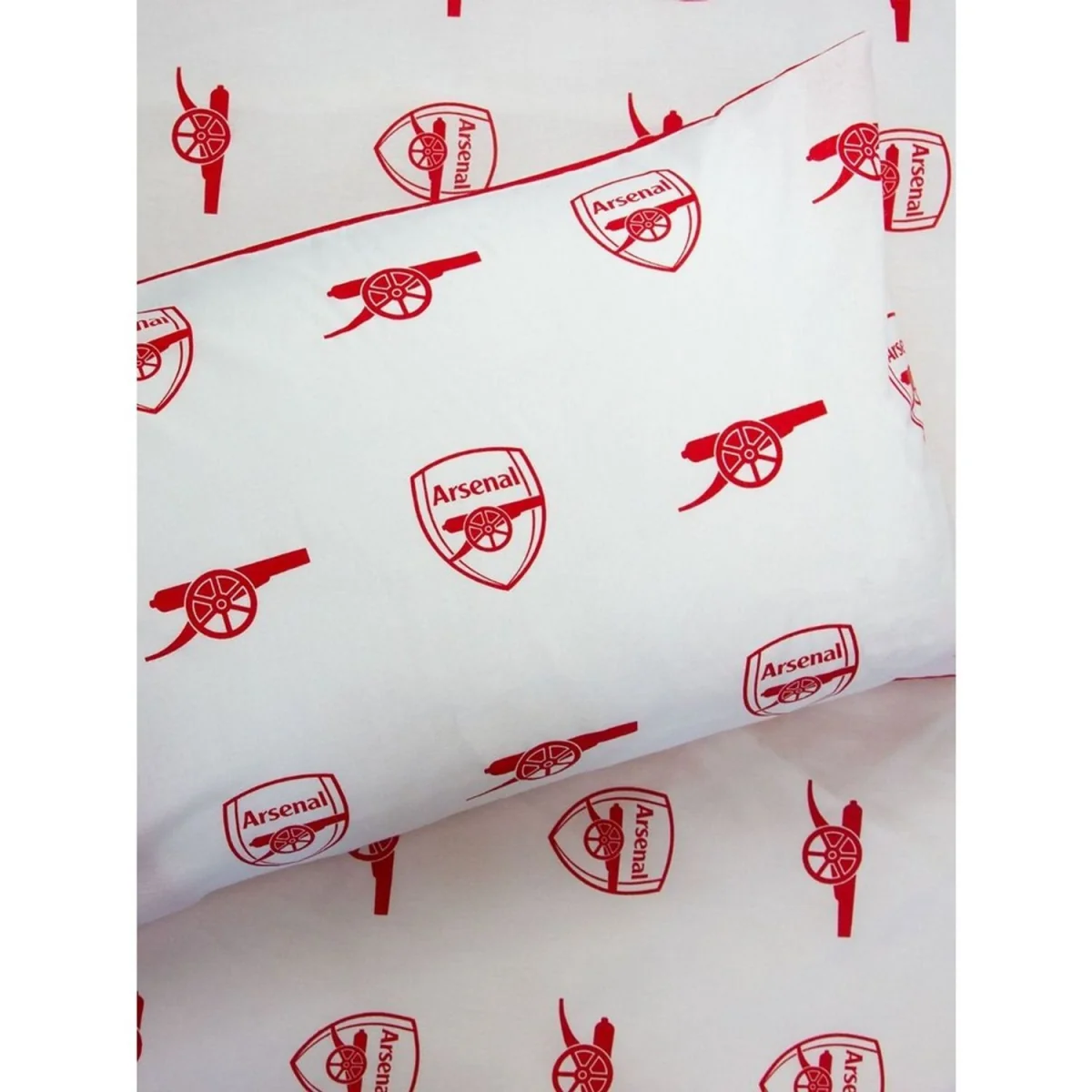 Arsenal FC Crest Duvet Cover Set - Red/White – image 2