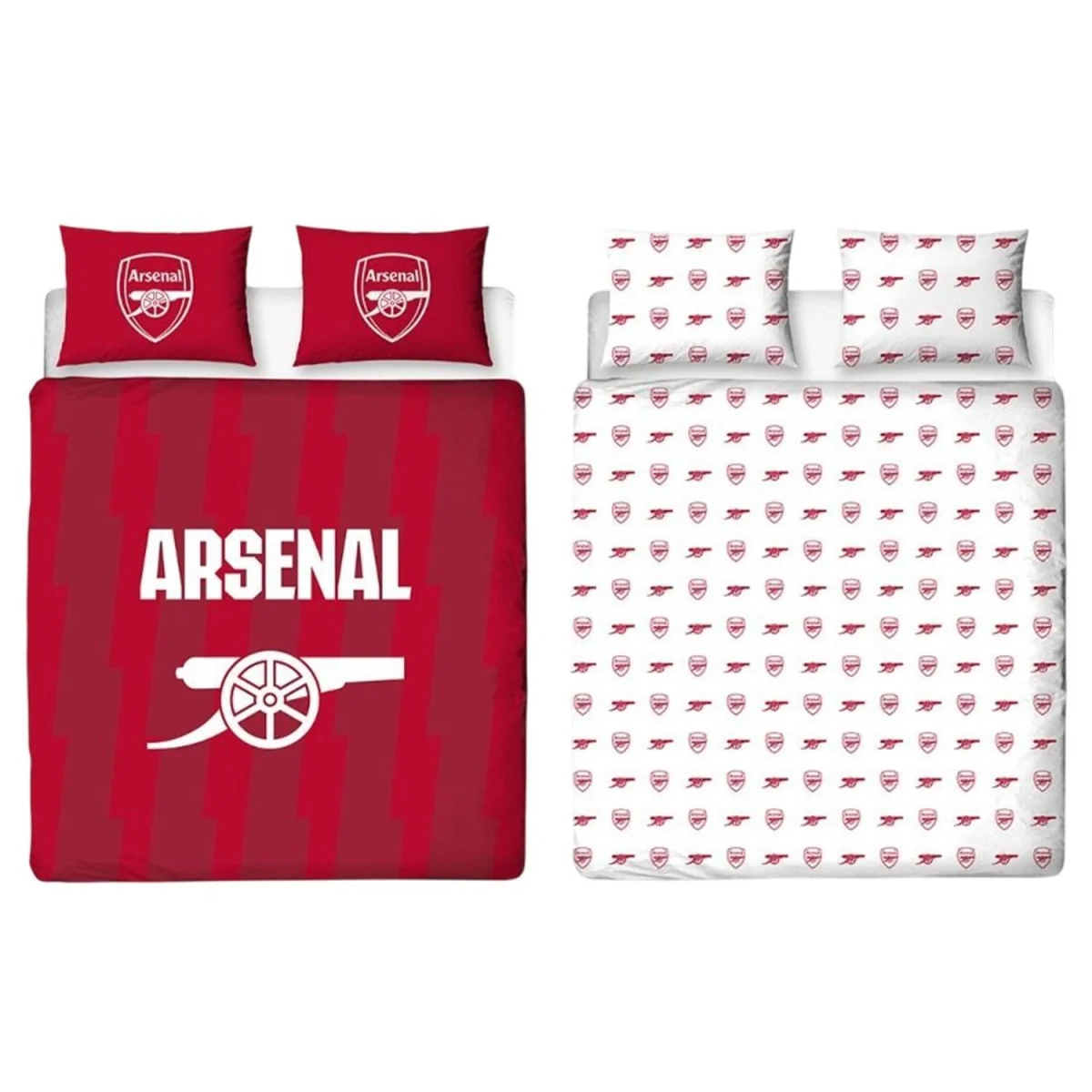 Arsenal FC Crest Duvet Cover Set - Red/White – image 3