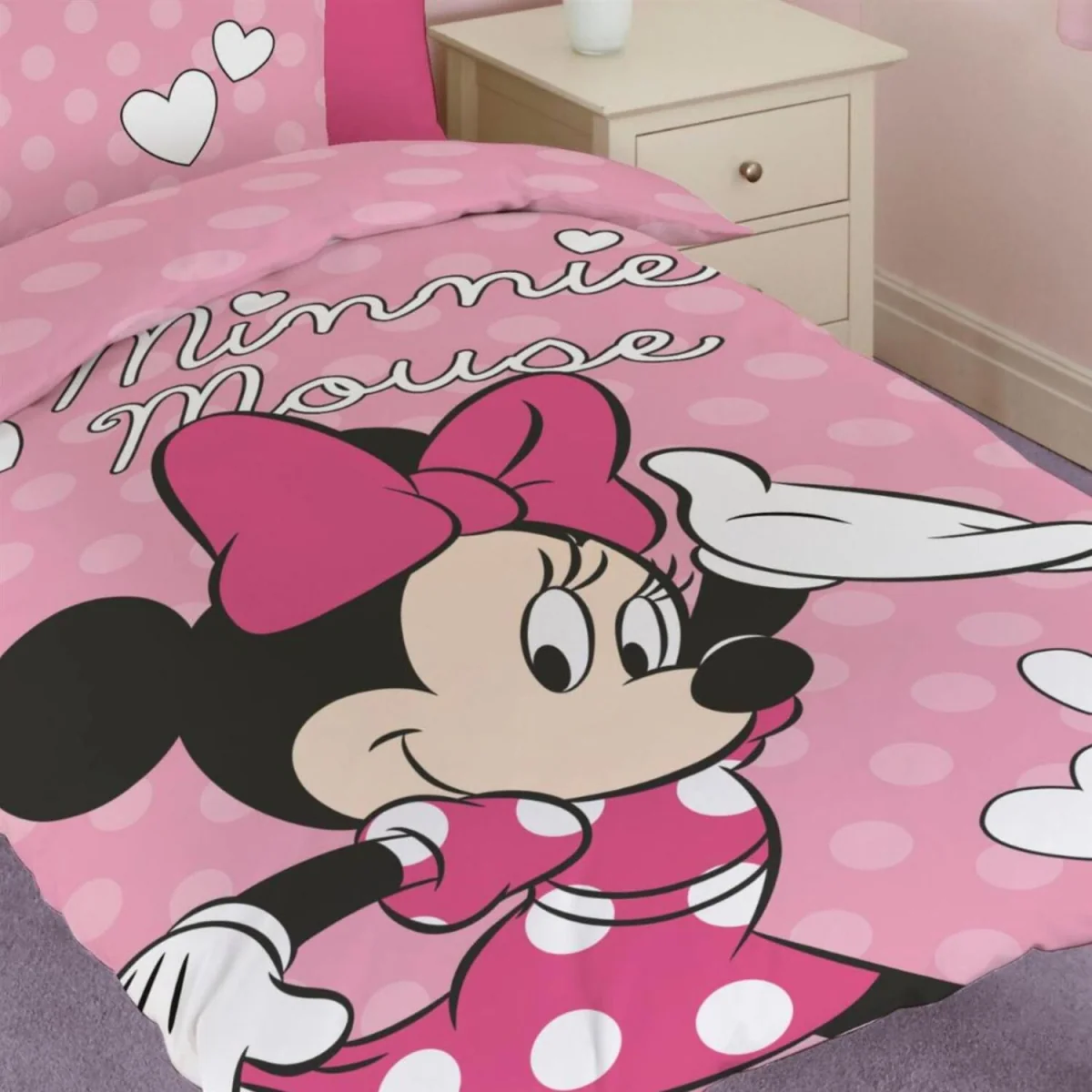 Minnie Mouse Spots Duvet Cover Set - Pink – image 4