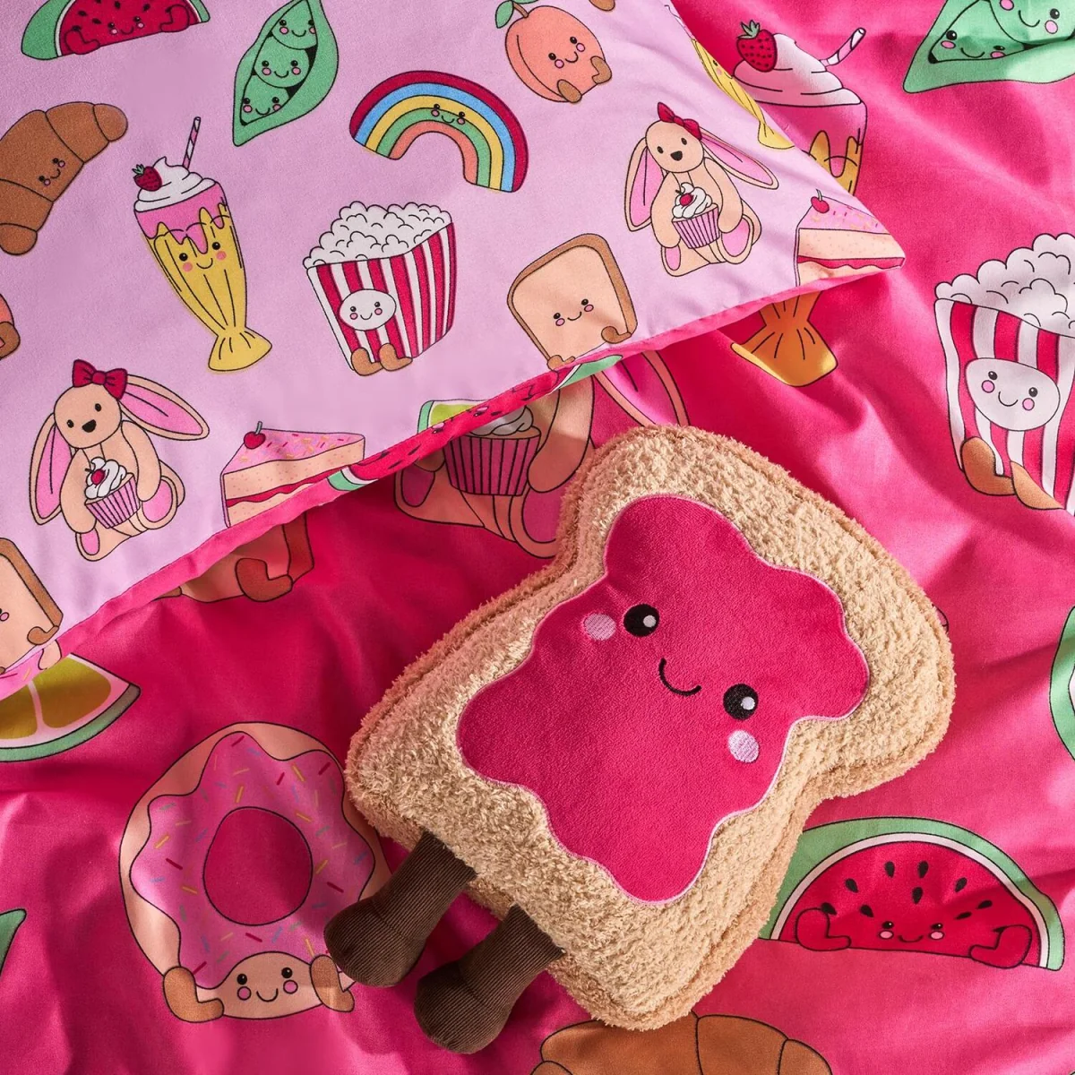 OHS Sweetie Pies Print Duvet Cover Set - Magenta / 0.8kg – image 3