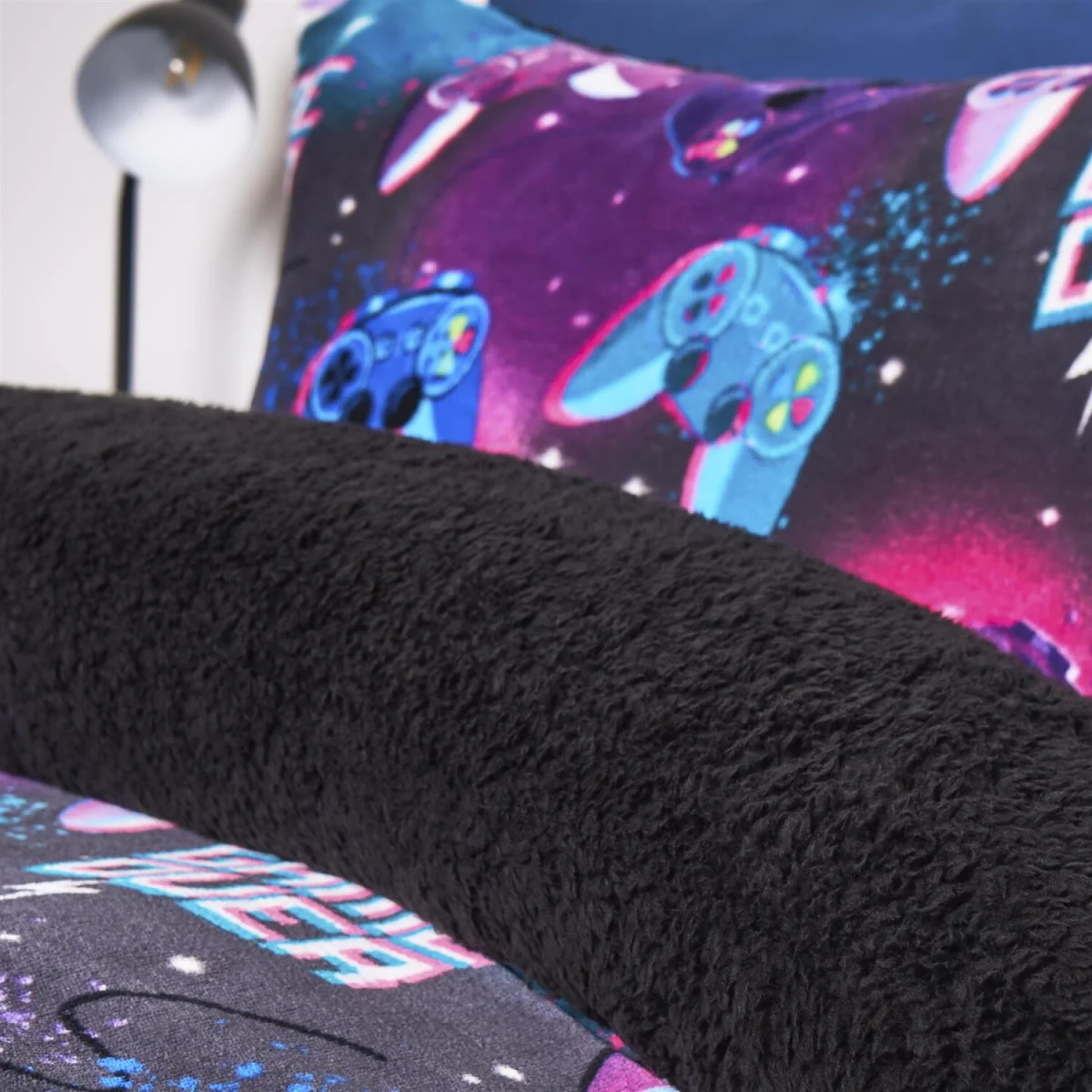 OHS Gaming Fleece Duvet Cover Set - Neon / 30cm / 1.71kg – image 1