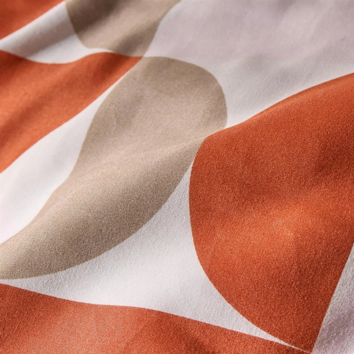 OHS Moroccan Abstract Duvet Cover Set - Rust/ Natural / 0.99kg – image 4