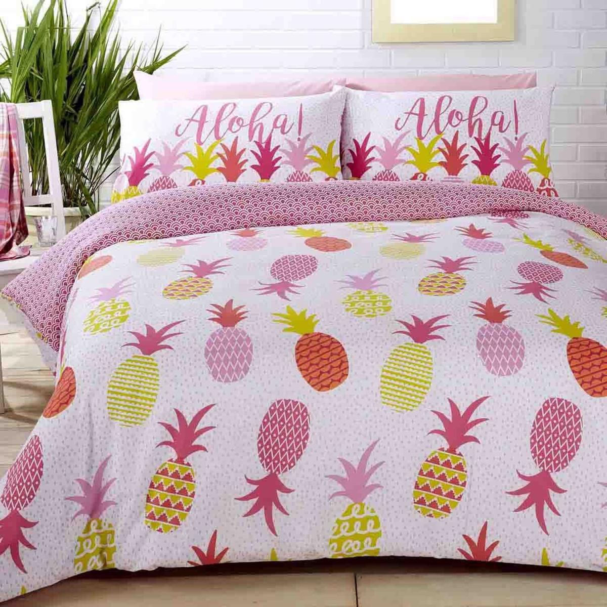 Pineapples Funky Duvet Cover Set - Multi