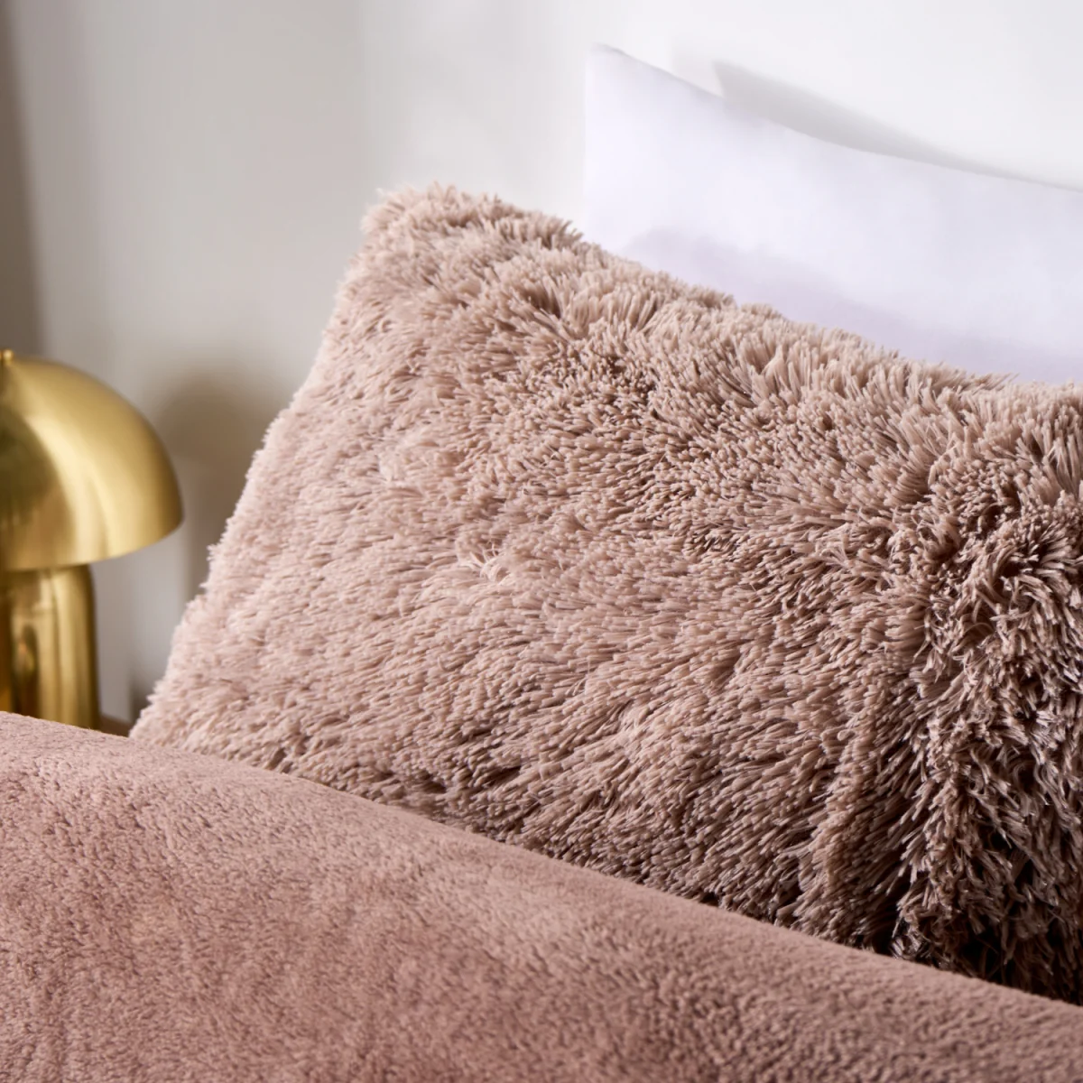 OHS Fluffy Fleece Duvet Cover Set - Natural / 2.32kg – image 4