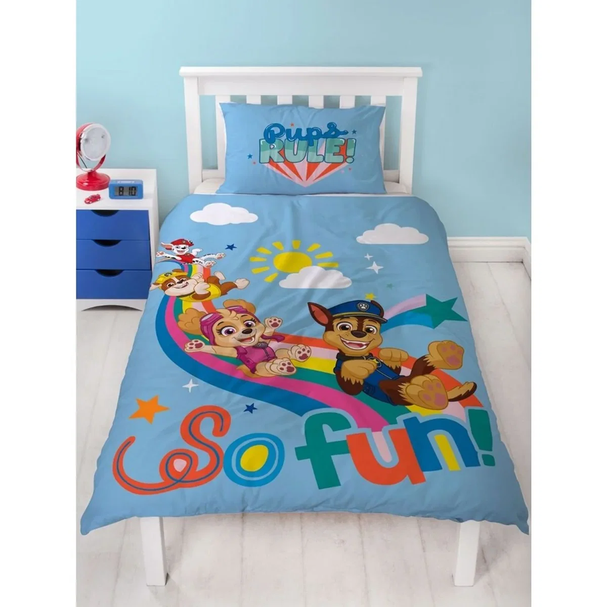 Paw Patrol Cool Reversible Duvet Cover Set - Blue – image 3